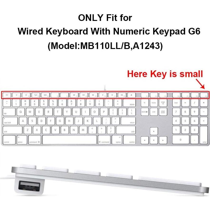 Cubierta de Silicona HRH Arcoíris para Teclado iMac A1243