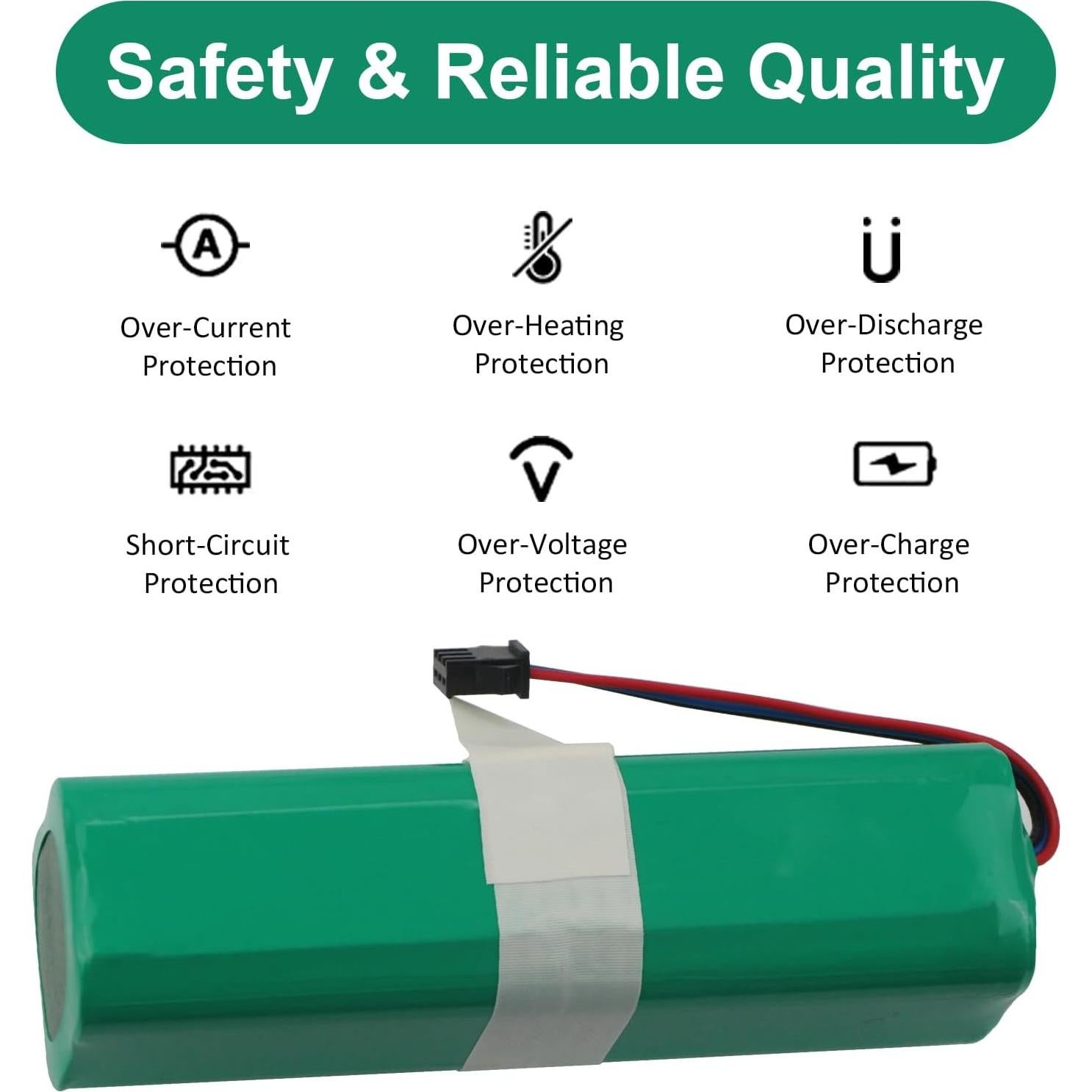 Batería de Reemplazo 6000mAh Coredy L900 L900W L900X