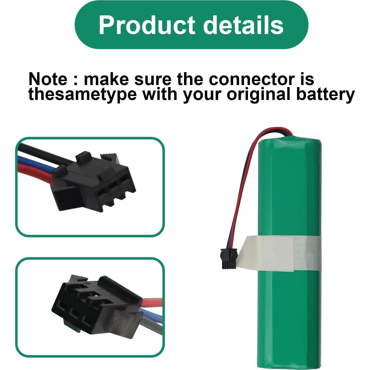 Batería de Reemplazo 6000mAh Coredy L900 L900W L900X