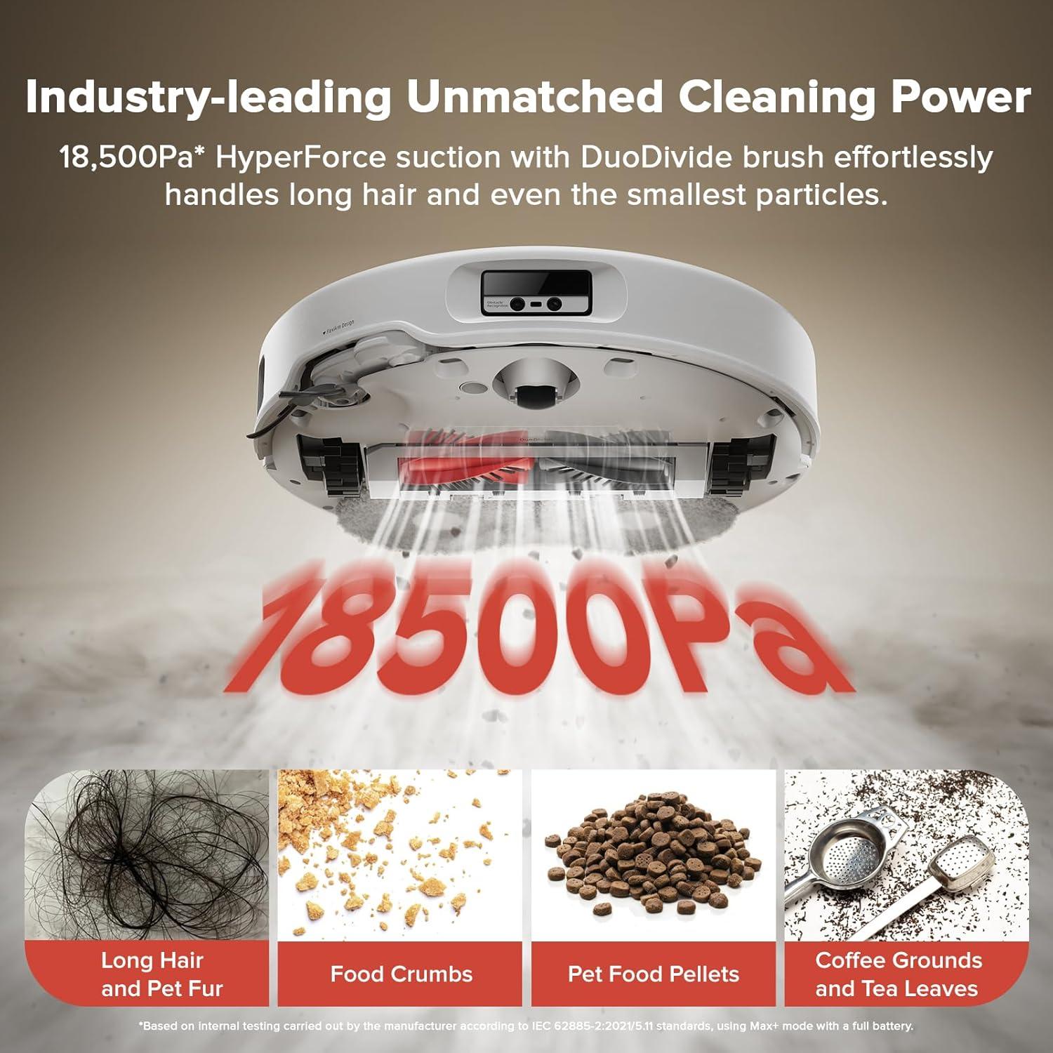 Robot Aspiradora y Mopa Roborock Qrevo Curv 2.7L 18500Pa