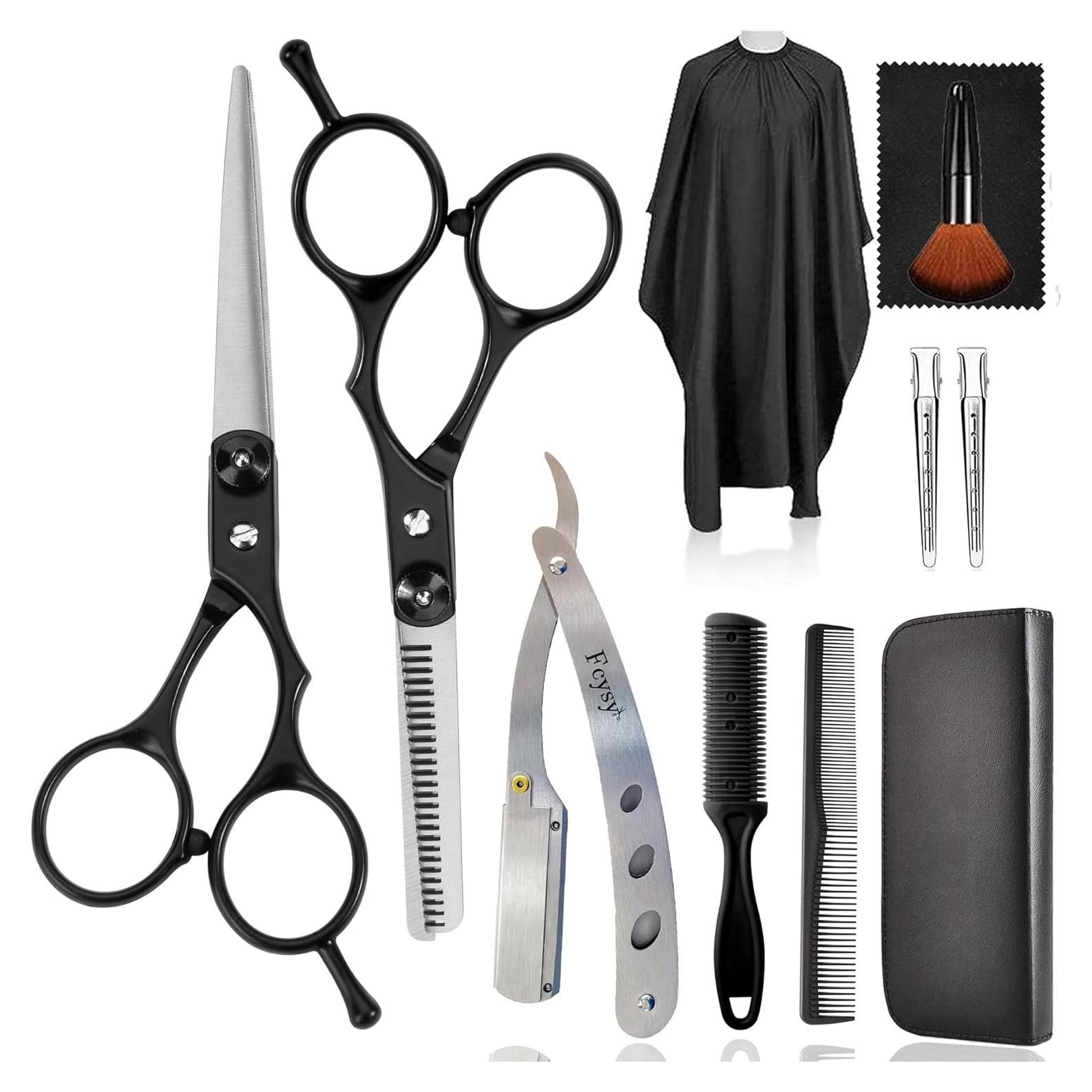 Kit de Tijeras de Pelo Profesionales Fcysy 11 Piezas