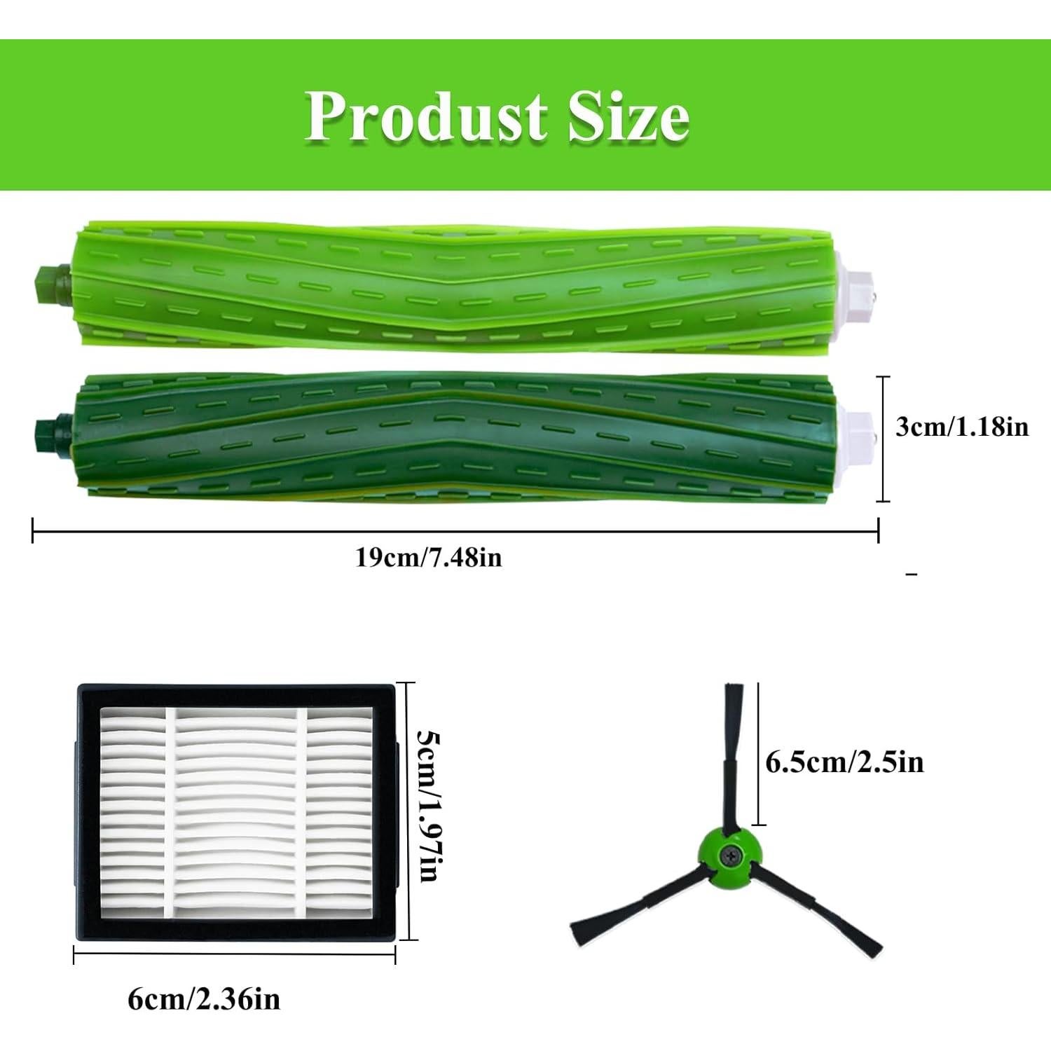 18 Piezas Repuesto Accesorios Soniicmomo para iRobot Roomba