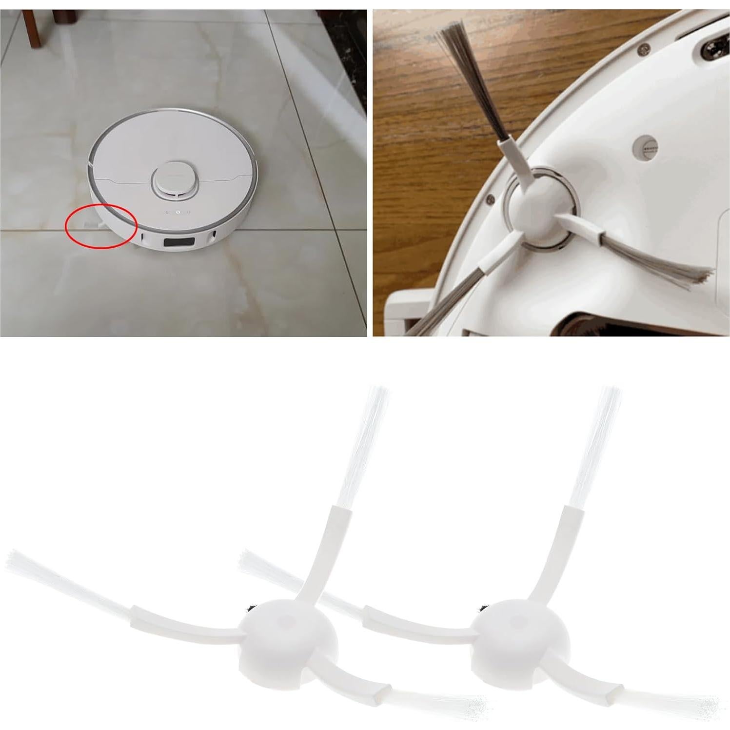 Cepillos Laterales ECSiNG para Aspiradora Dreame Bot L10s Ultra - 4 Piezas