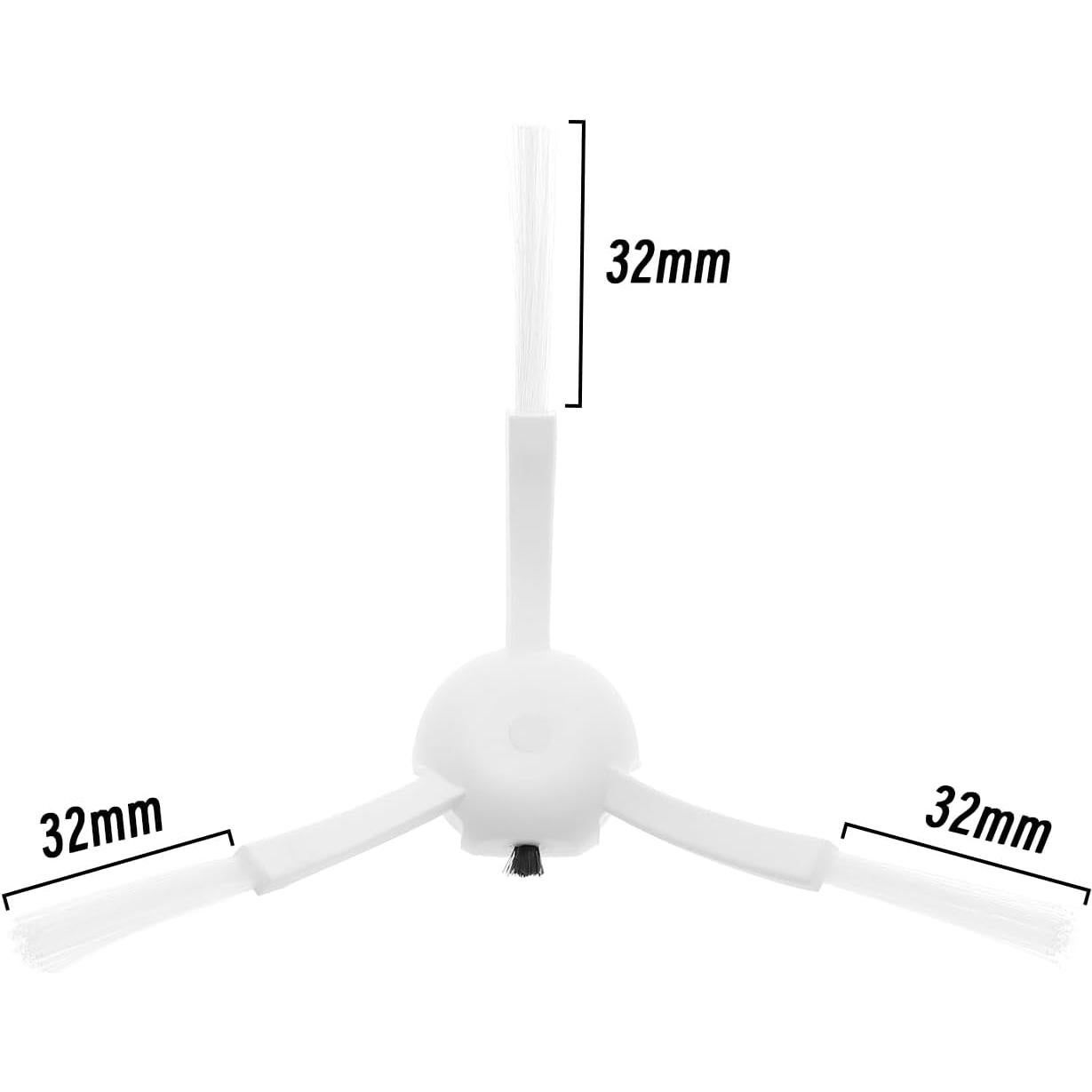 Cepillos Laterales ECSiNG para Aspiradora Dreame Bot L10s Ultra - 4 Piezas
