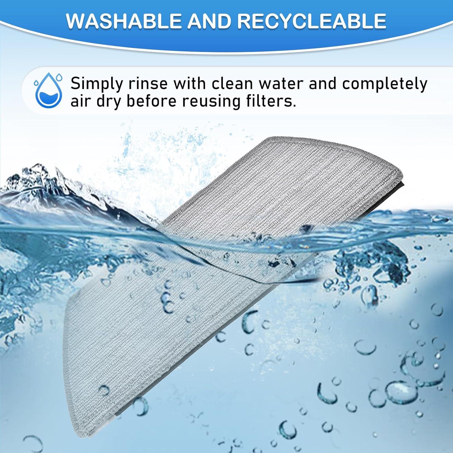 8 Almohadillas de Mopa Reemplazo Shark RV2820YE AV2800ZE