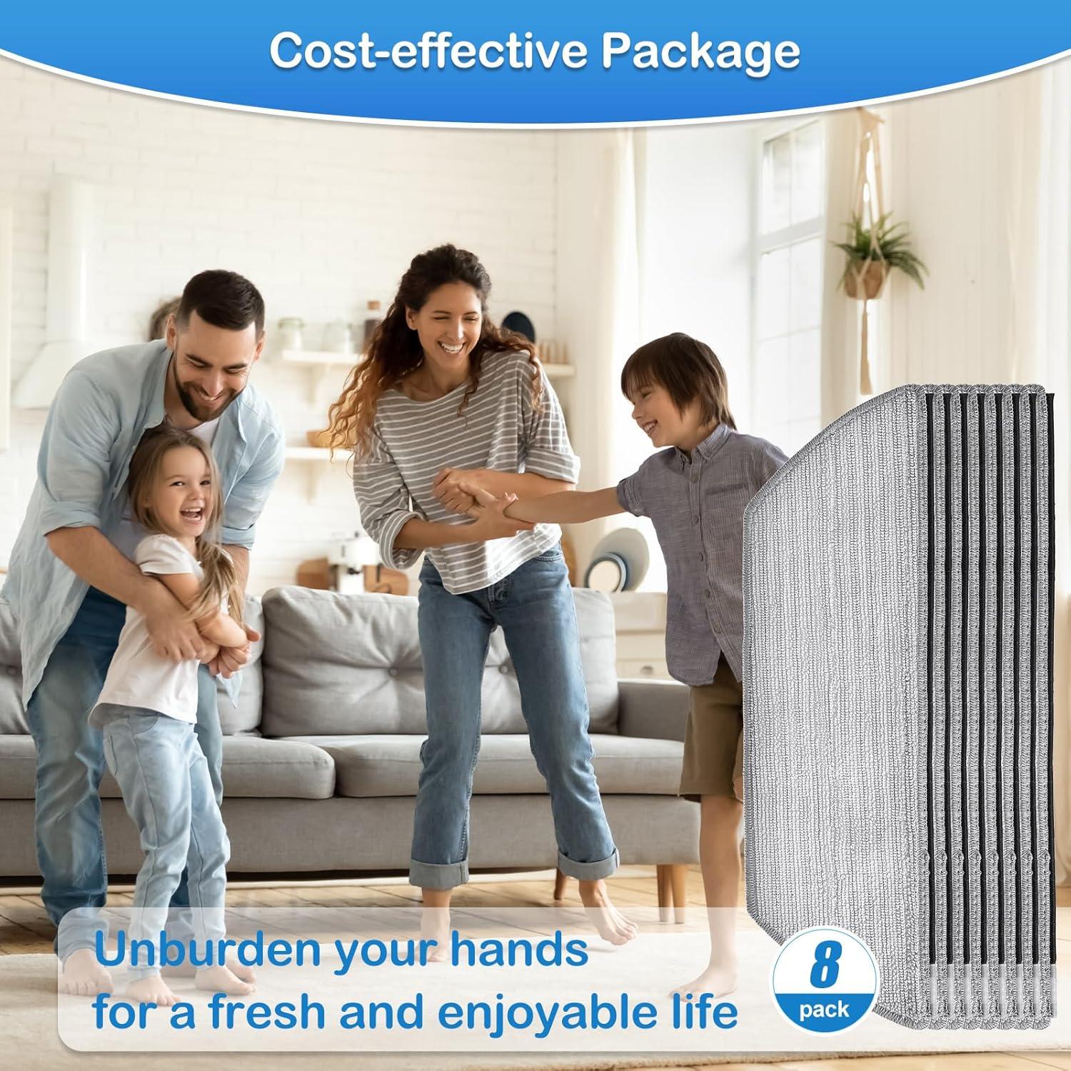 8 Almohadillas de Mopa Reemplazo Shark RV2820YE AV2800ZE