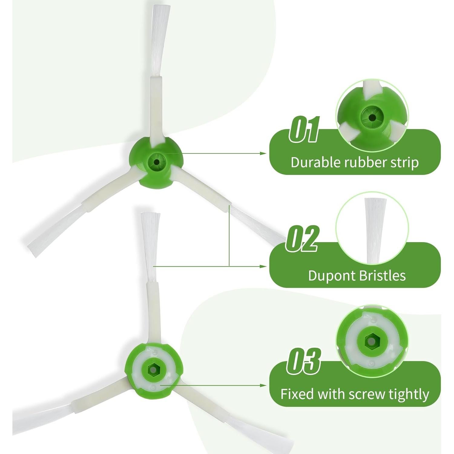 Accesorios LOVECO para iRobot Roomba I y J - 2 Rodillos, 10 Filtros