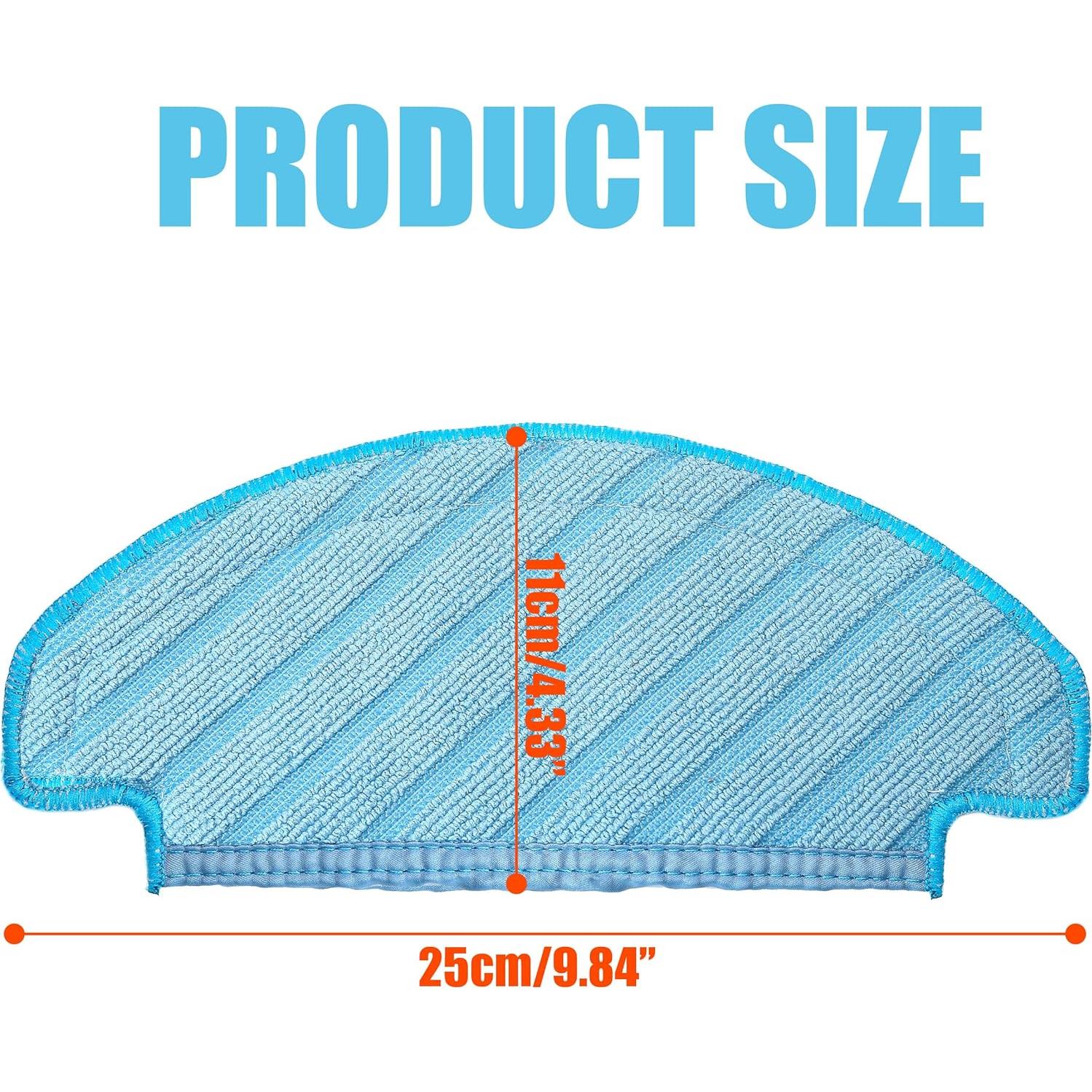 9 Almohadillas de Limpieza Reemplazo BuleVina para Deebot N8 Pro