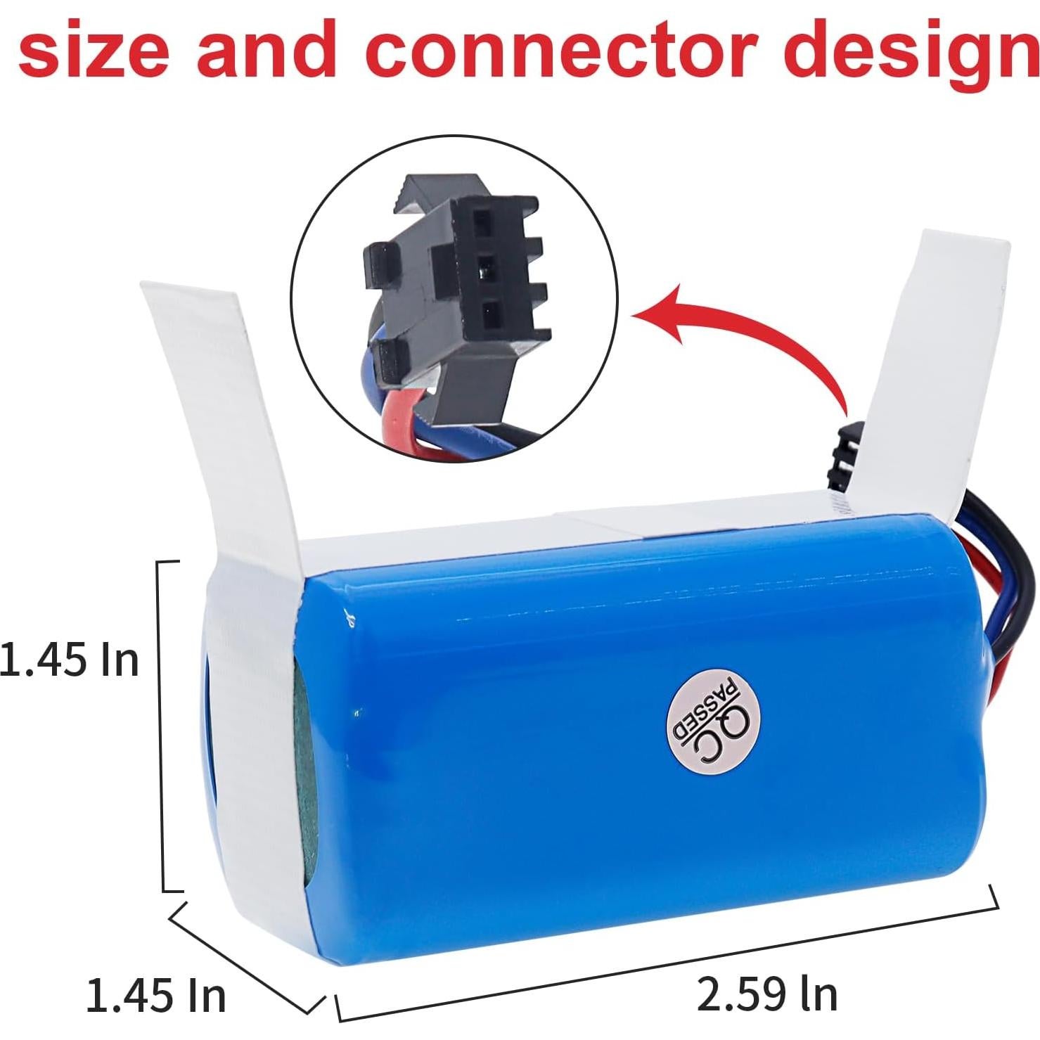 Batería de Reemplazo 14.4V 3400mAh Li-ion para Aspiradora AIRROBO P20