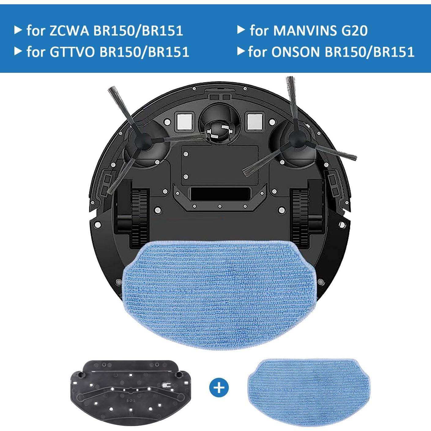 Pads de Reemplazo para Aspiradora Robot BeiLan BR150/BR151