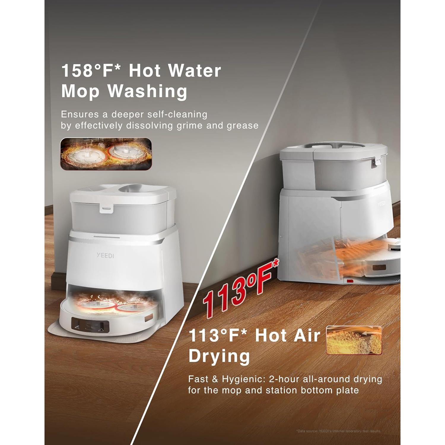 Robot Aspiradora Yeedi M12 Ultra Plus con Estación OMNI