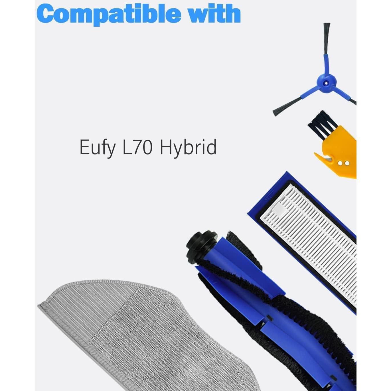 Piezas de Repuesto BBT BAMBOOST para Eufy L70 Híbrido - 2 Mopas