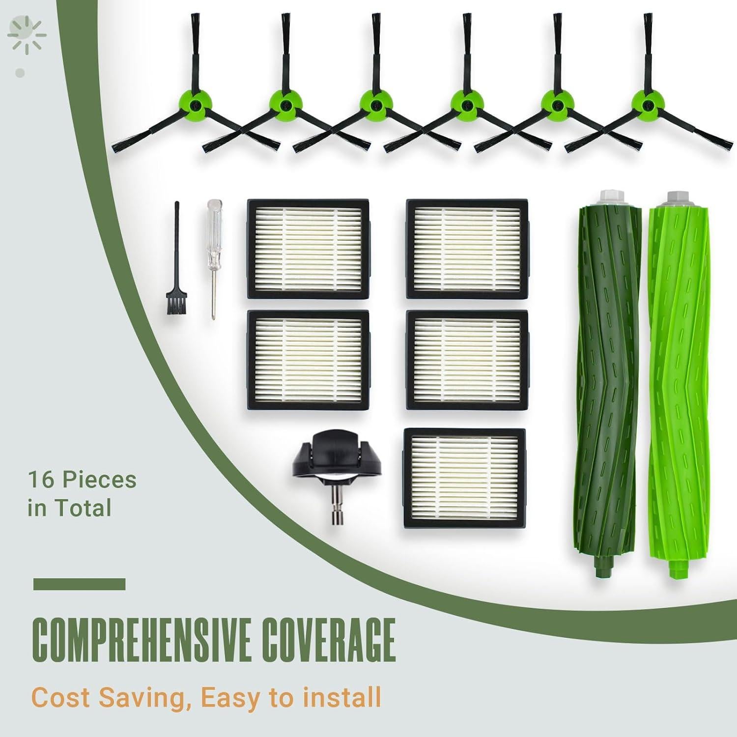 Kit de Repuestos para Aspiradora iRobot Roomba J5 J6 J7 J8 J9