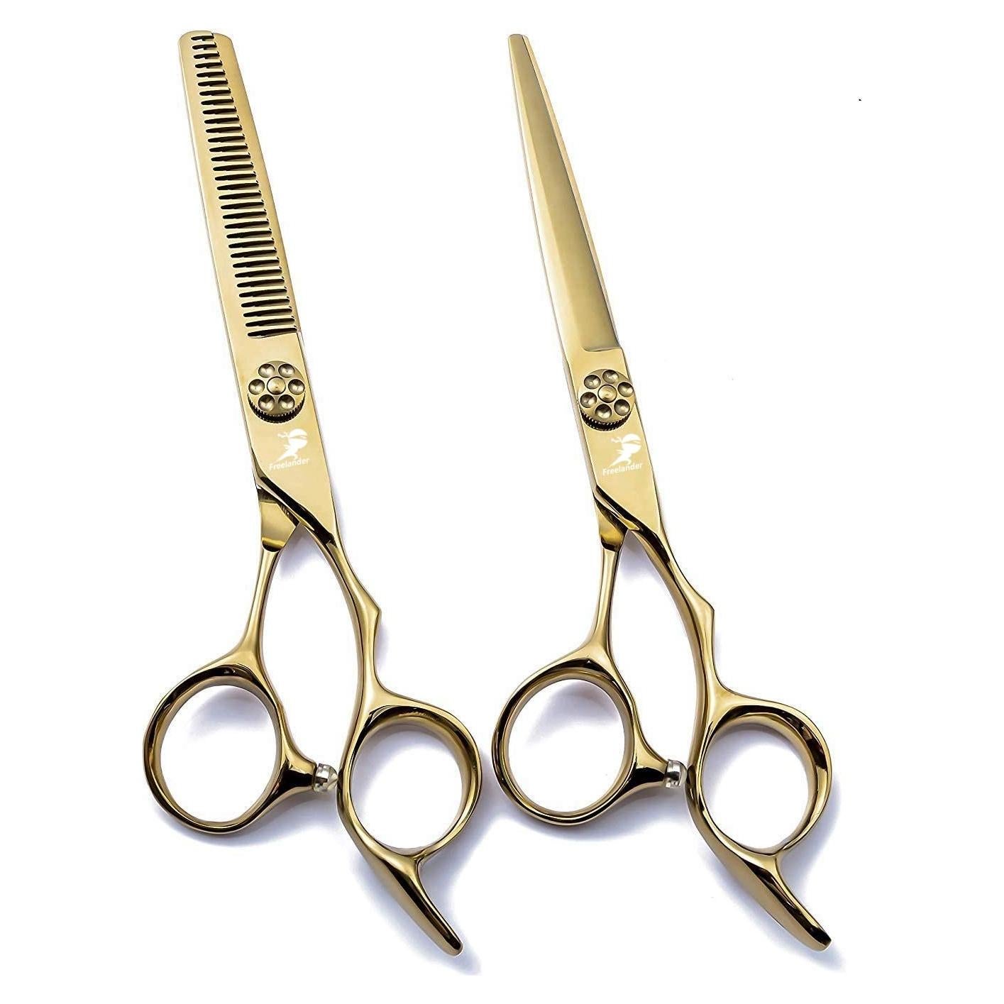 Tijeras de Corte de Cabello ROCOCO 15.24 cm Doradas 440C