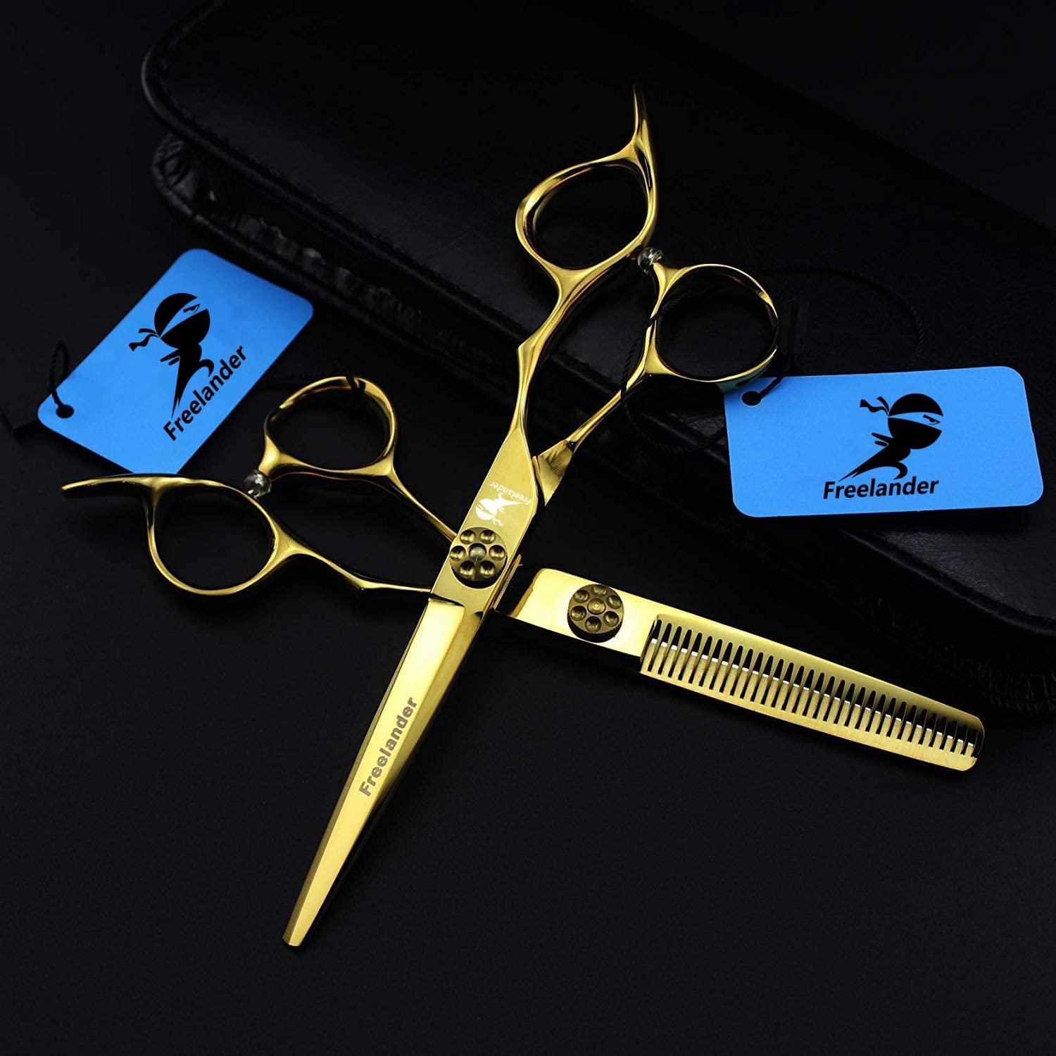 Tijeras de Corte de Cabello ROCOCO 15.24 cm Doradas 440C