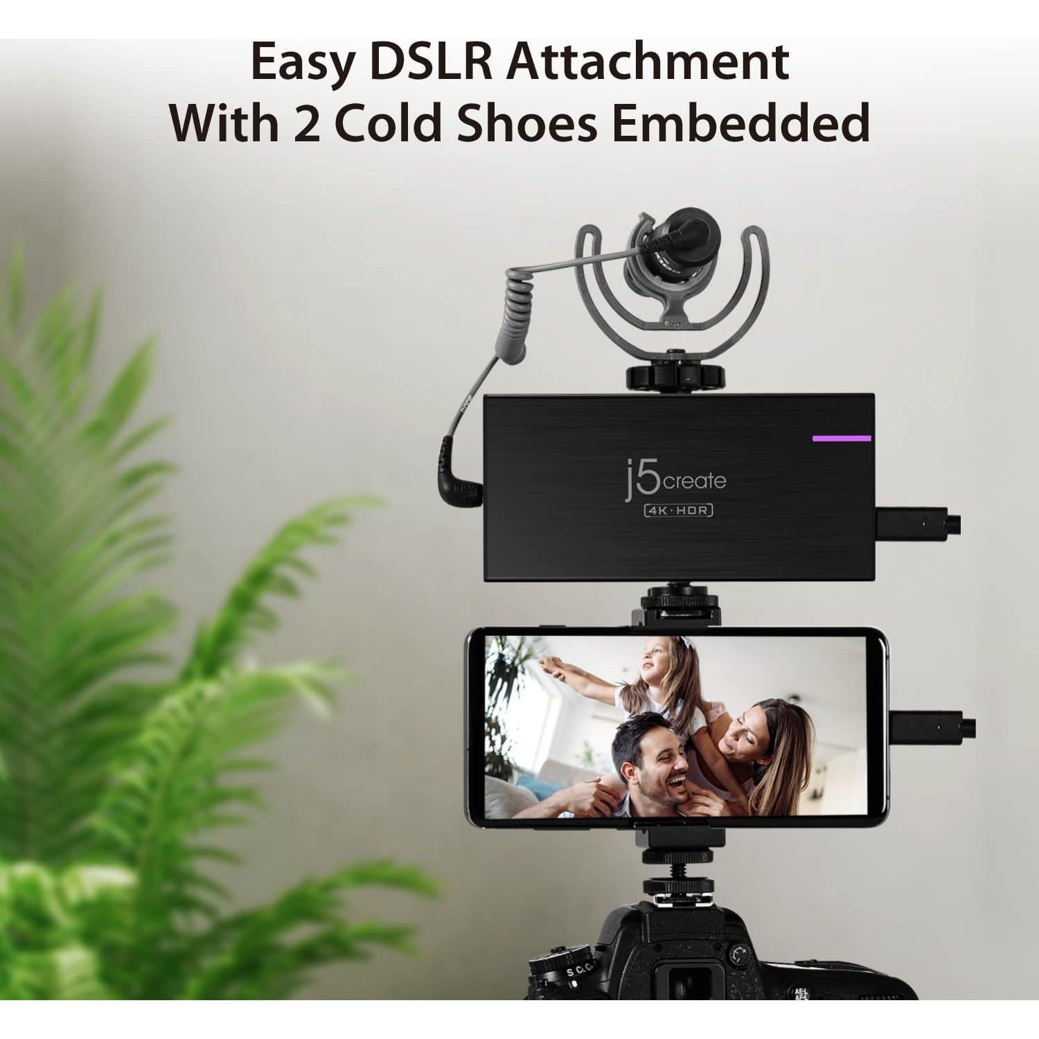 Tarjeta de Captura de Video 4K j5create JVA14 con Passthrough 60W