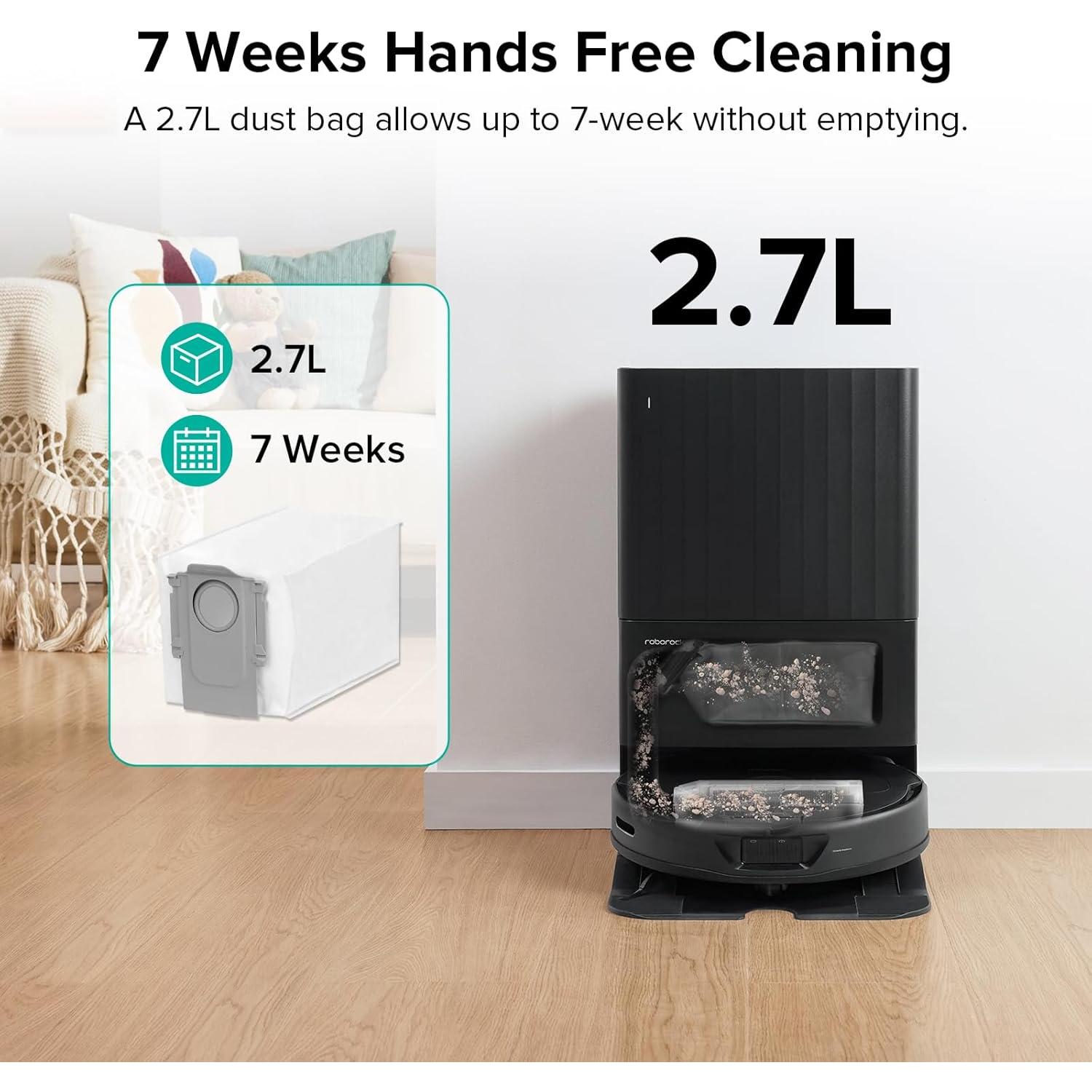 Robot Aspiradora y Mopa Roborock QV 35A 8000Pa con 6 Bolsas