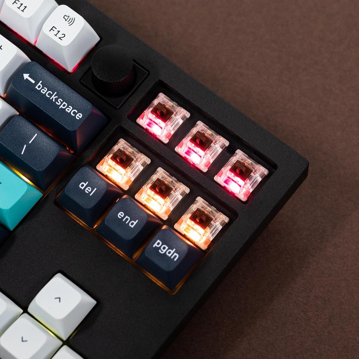 Teclado Mecánico Inalámbrico Keychron Q3 Max TKL RGB