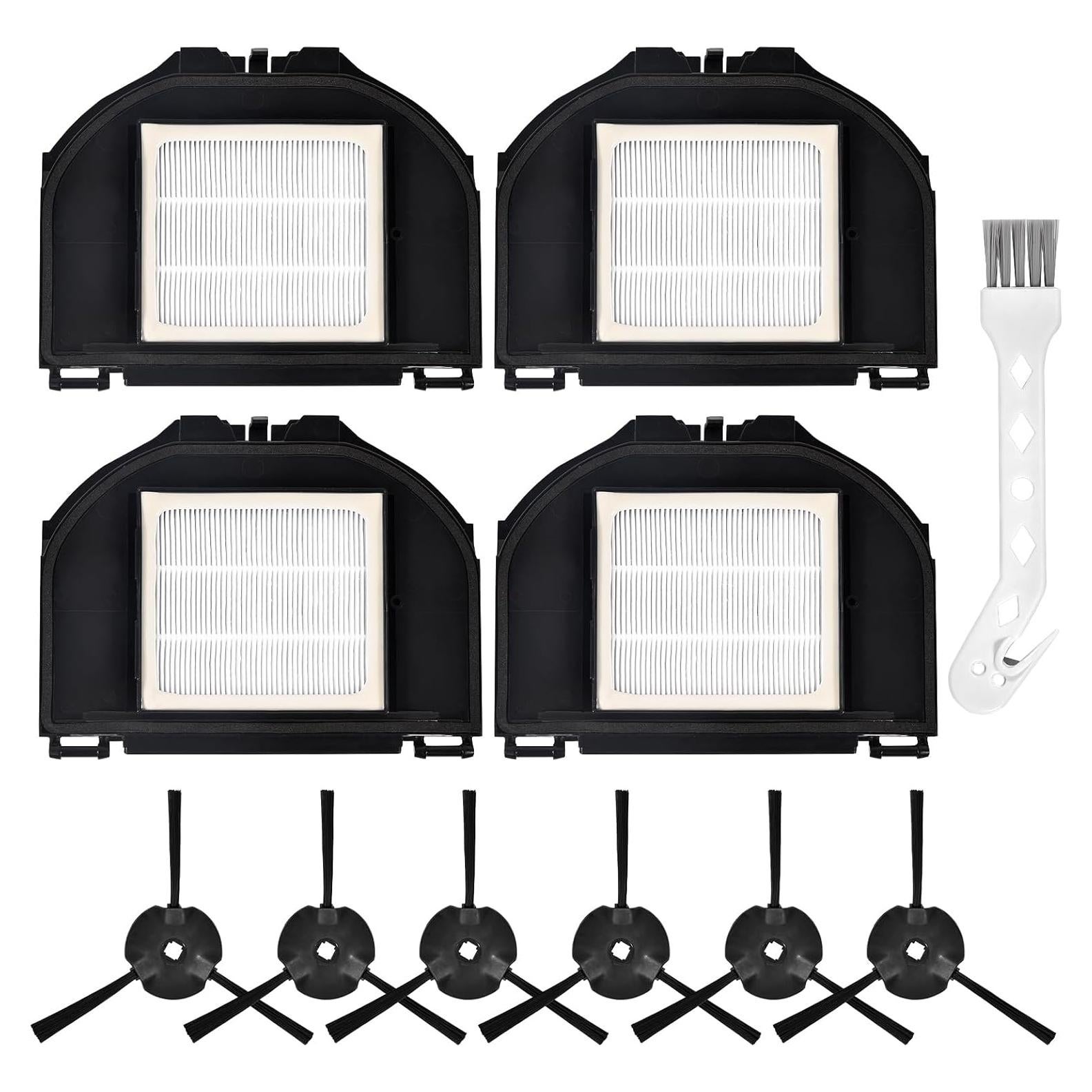 Kit de Repuestos para Aspiradora KingBra RV2310 - 6 Cepillos, 4 Filtros HEPA