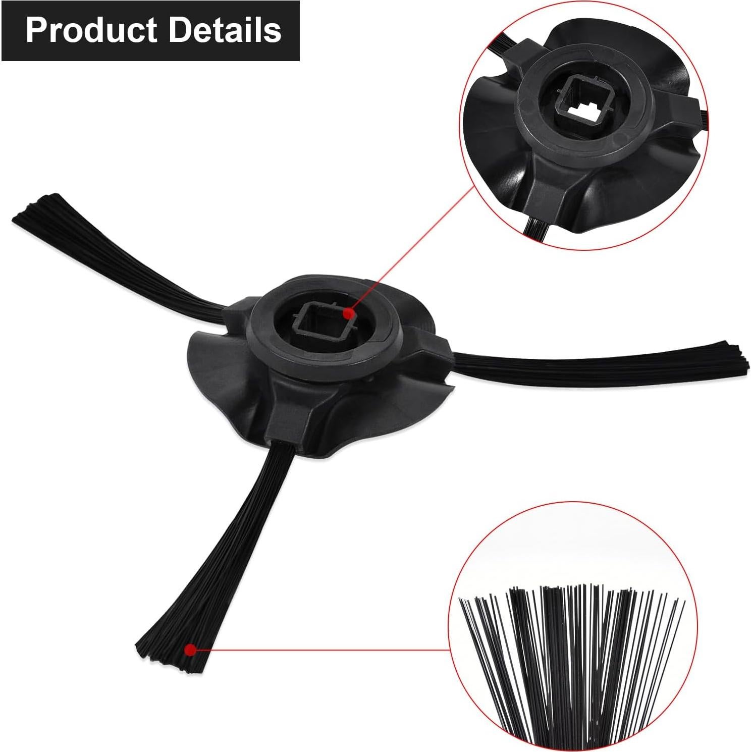 Kit de Repuestos para Aspiradora KingBra RV2310 - 6 Cepillos, 4 Filtros HEPA