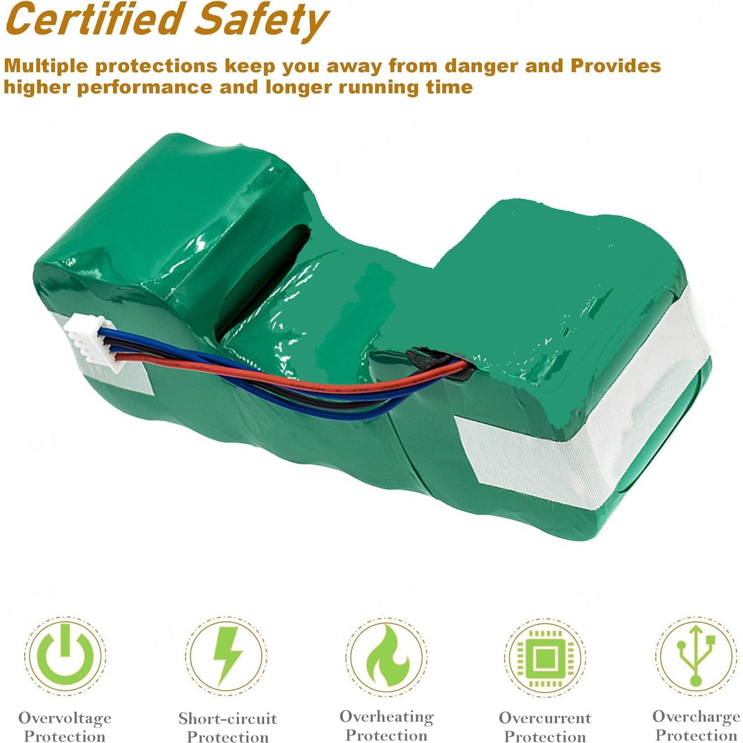 Batería de Aspiradora Robot DM88 para Deebot 900 Series 3700mAh