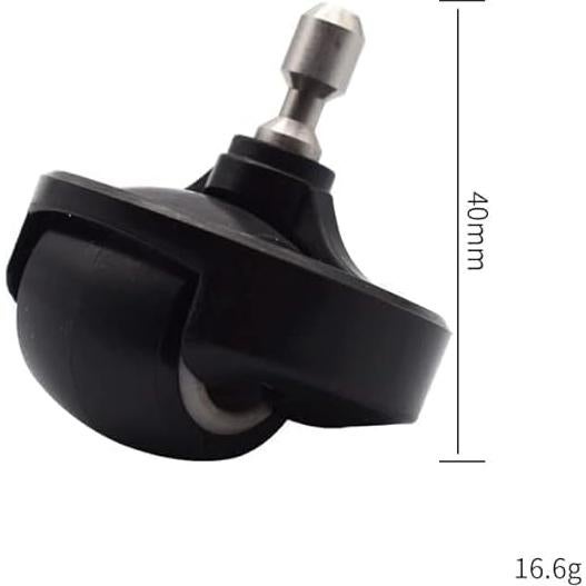 Piezas de Repuesto DrAer para iRobot Roomba S9/S9+ - 1 Rueda, 2 Neumáticos, 1 Cepillo Lateral