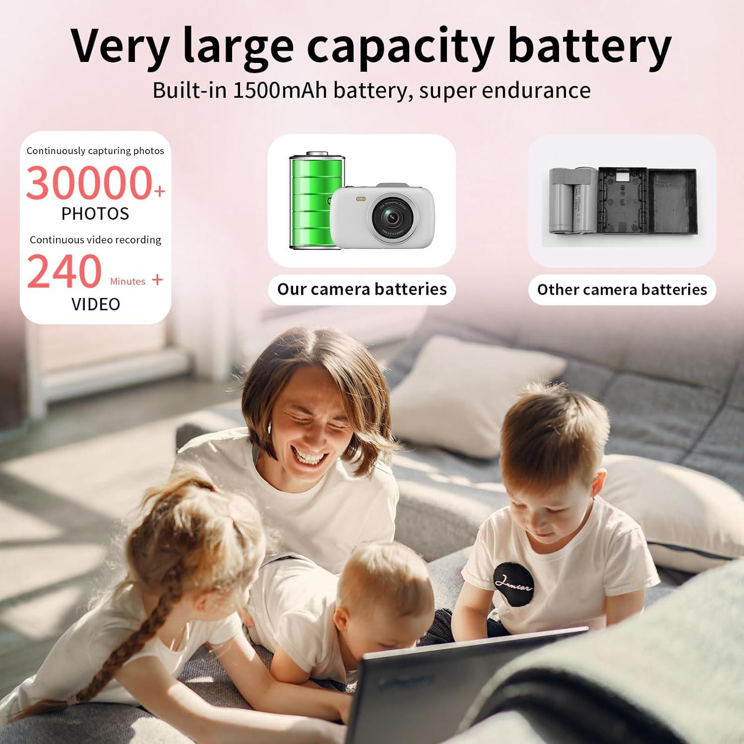 Cámara Digital KOMERY G7A 4K 64MP Zoom 18X para Niños