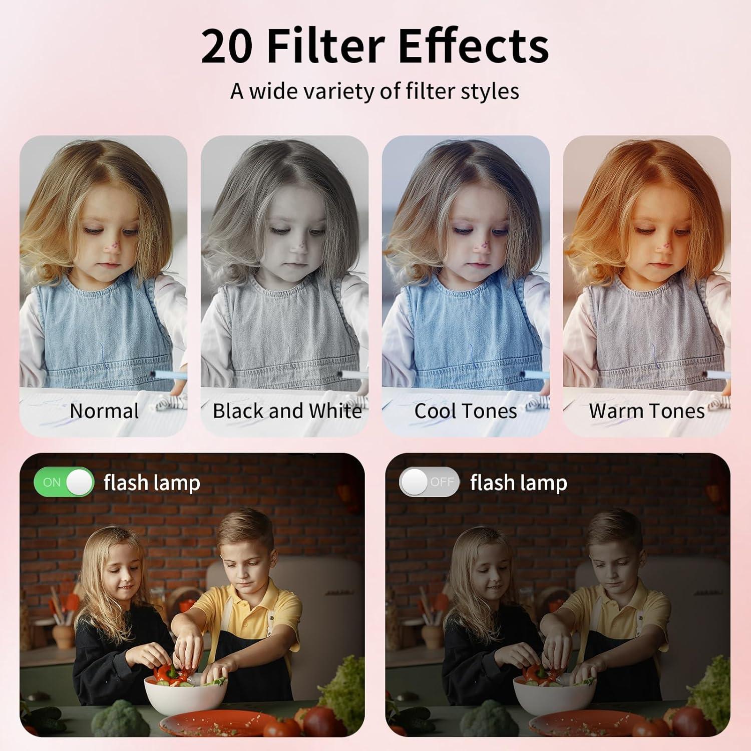 Cámara Digital KOMERY G7A 4K 64MP Zoom 18X para Niños