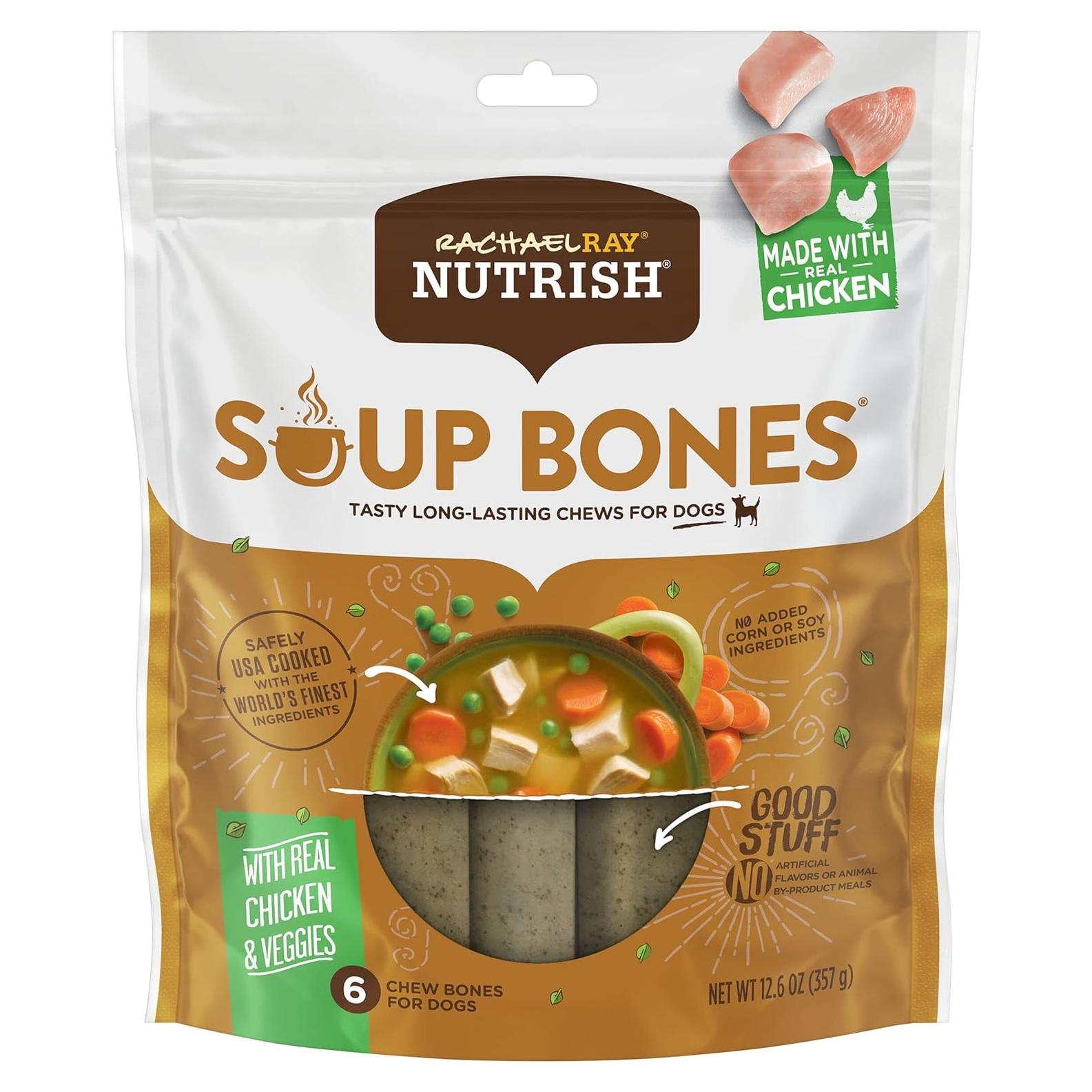 Galletas para Perros Rachael Ray Nutrish Huesos de Sopa 357g