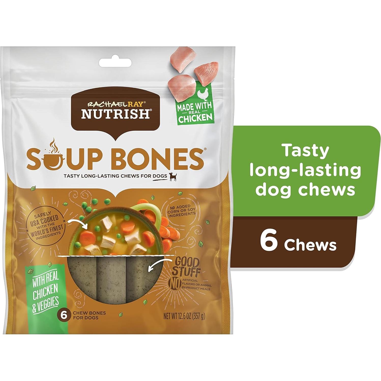 Galletas para Perros Rachael Ray Nutrish Huesos de Sopa 357g