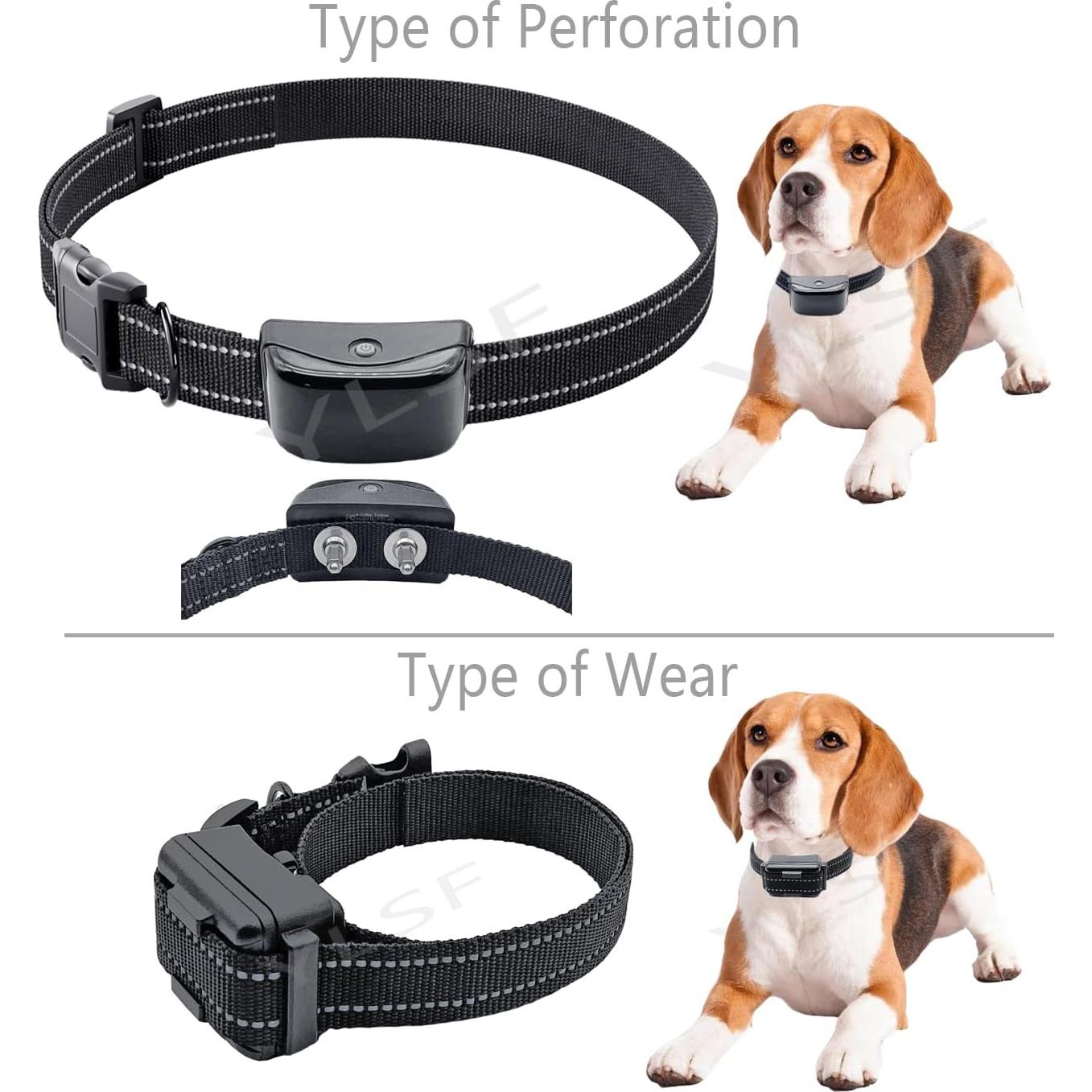 Correa de Nylon para Perros YLSF 2mm 66cm Ajustable Negra