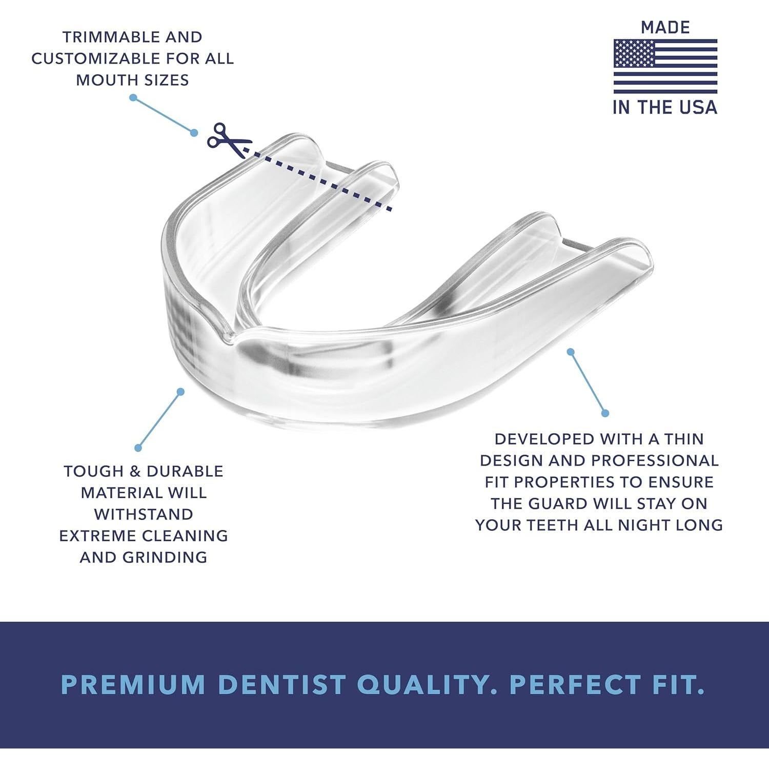 Protector Nocturno para Bruxismo GAME ON - 2 Unidades