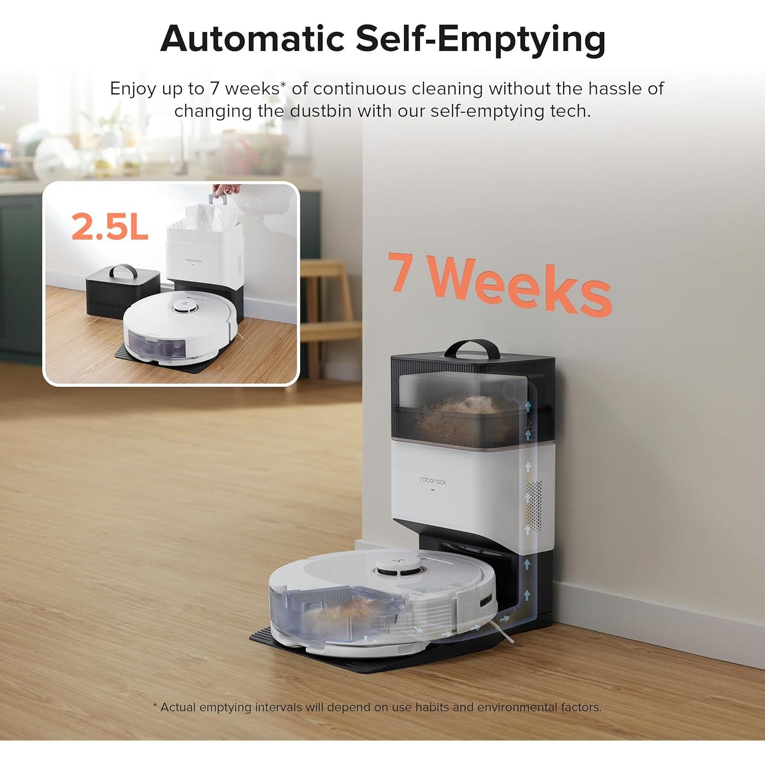 Aspiradora Robot y Mopa Roborock Q8 Max+ con Auto-Desvaciamiento