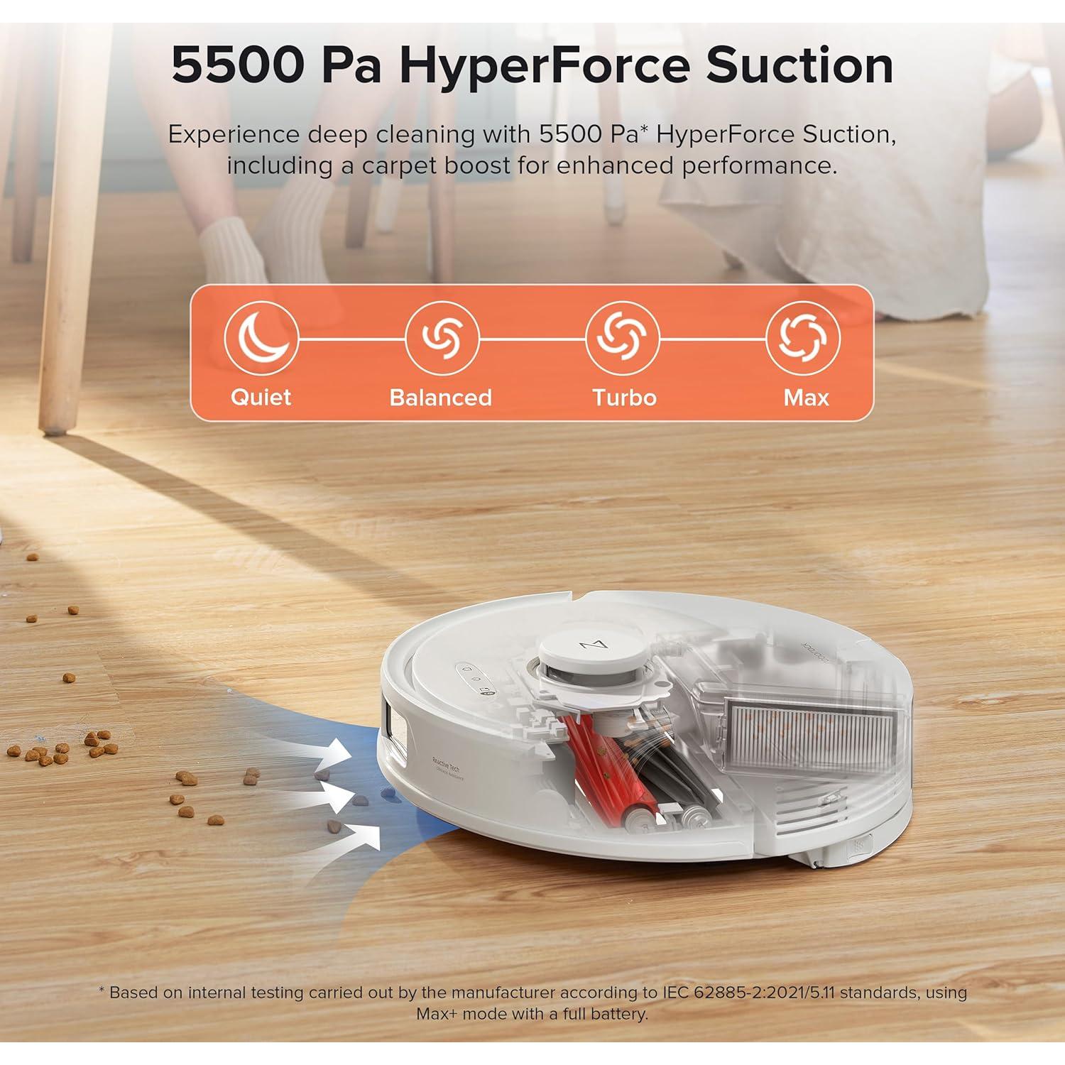 Aspiradora Robot y Mopa Roborock Q8 Max+ con Auto-Desvaciamiento