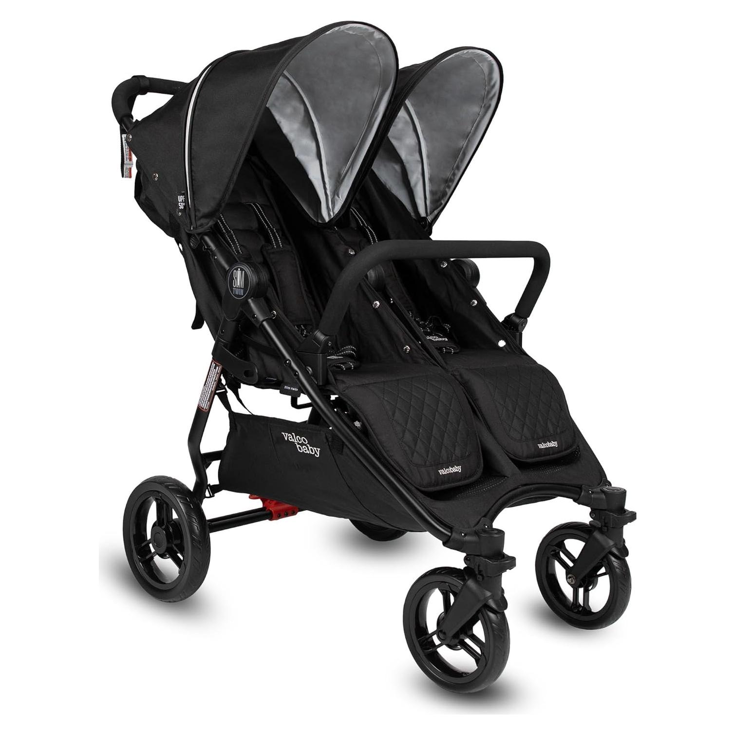 Carrito Doble Valco Baby Slim Twin 2024 Regaliz - Ligero y Compacto