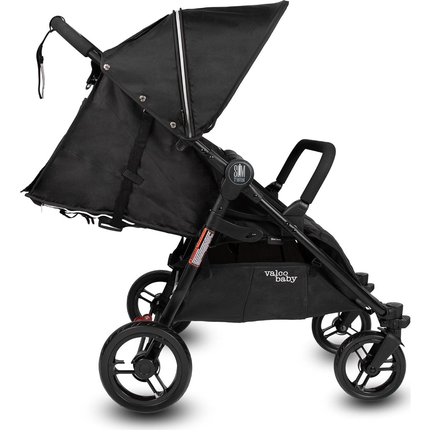 Carrito Doble Valco Baby Slim Twin 2024 Regaliz - Ligero y Compacto