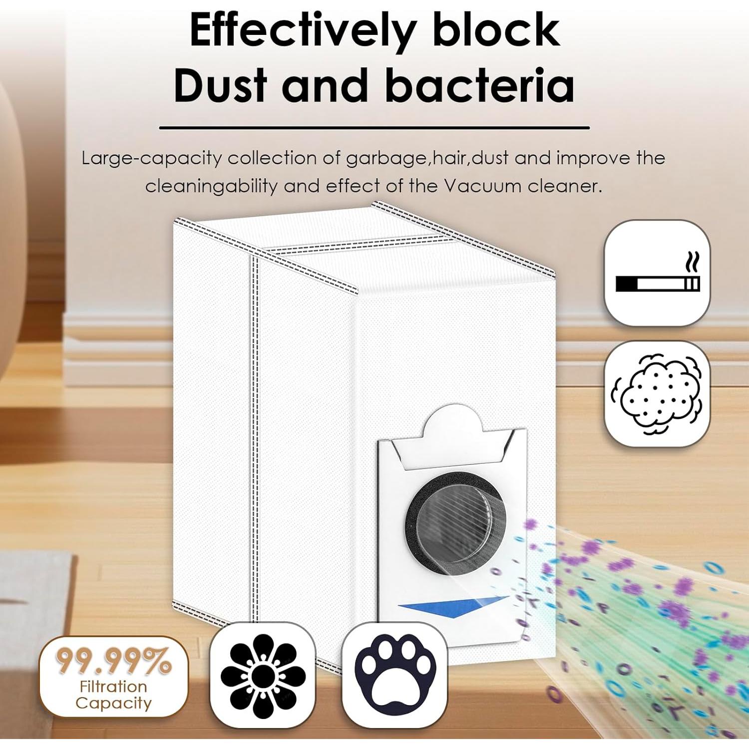 Bolsas de Repuesto para Aspiradora ECOVACS T30S Combo - 6 Piezas