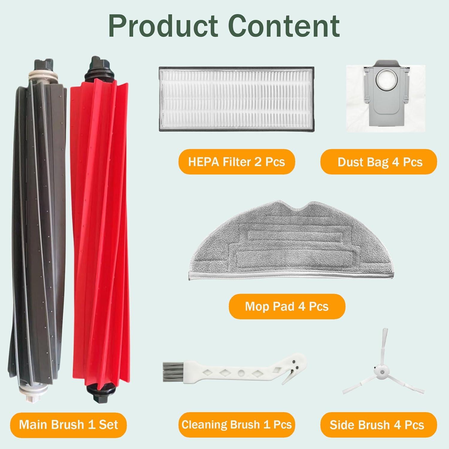 Kit de Accesorios CleanCrafter para Aspiradora Roborock S8 Pro Ultra