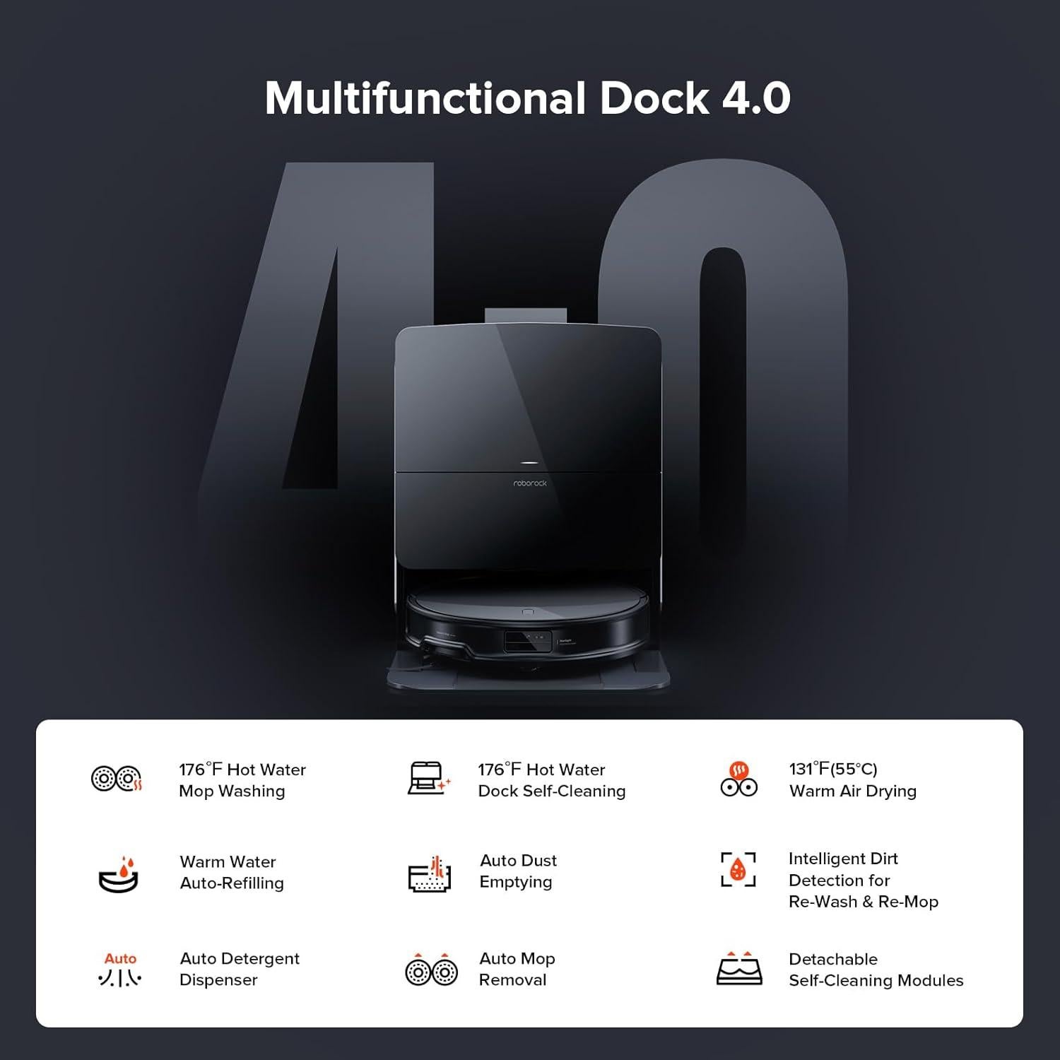 Robot Aspiradora y Mopa Roborock Saros 10R - Limpieza Eficaz