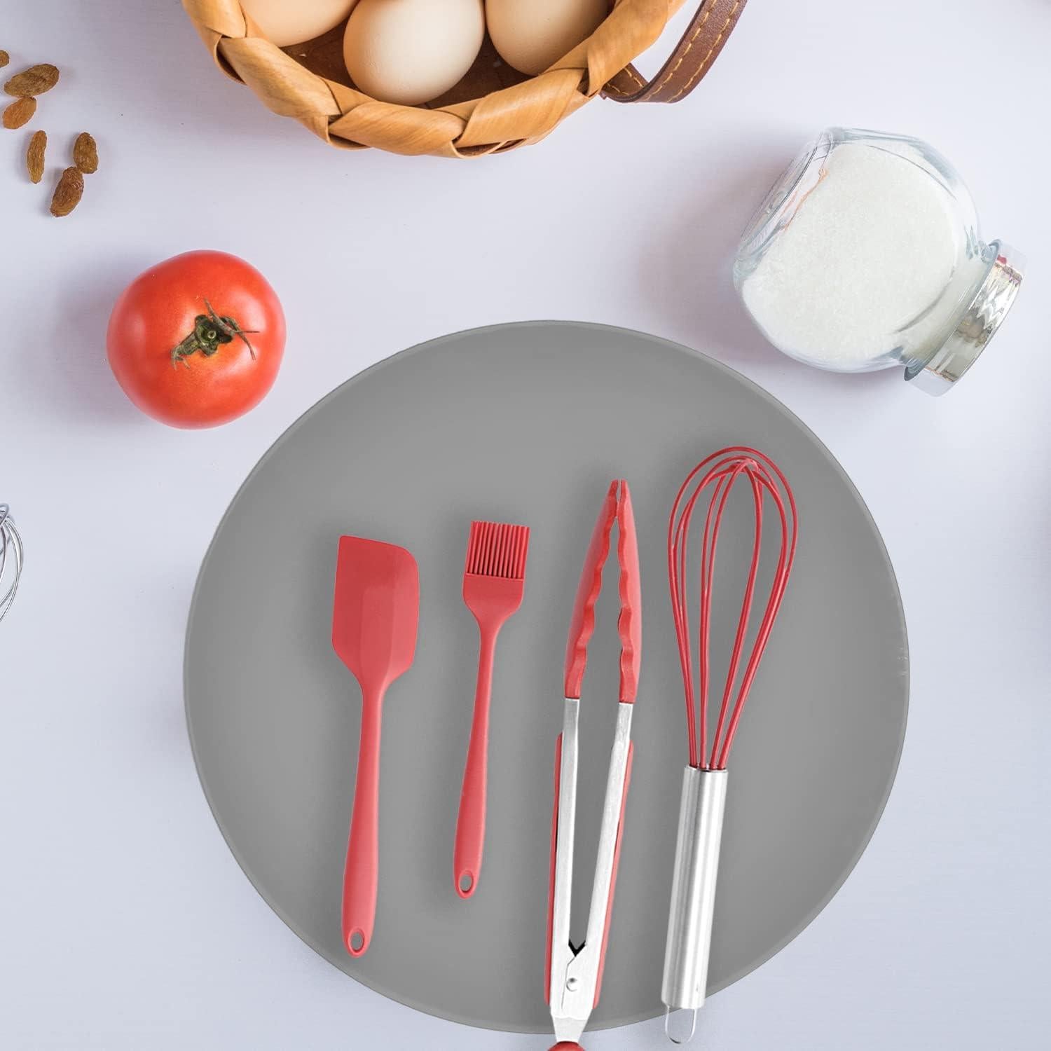 Alfombrilla Multiuso KooMall 30.5cm Silicona Gris 2 Piezas