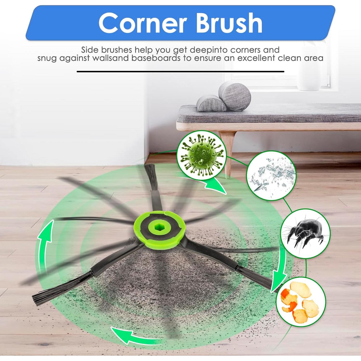 Kit de Repuesto 10 Piezas FILTERIST para iRobot Roomba Combo j7