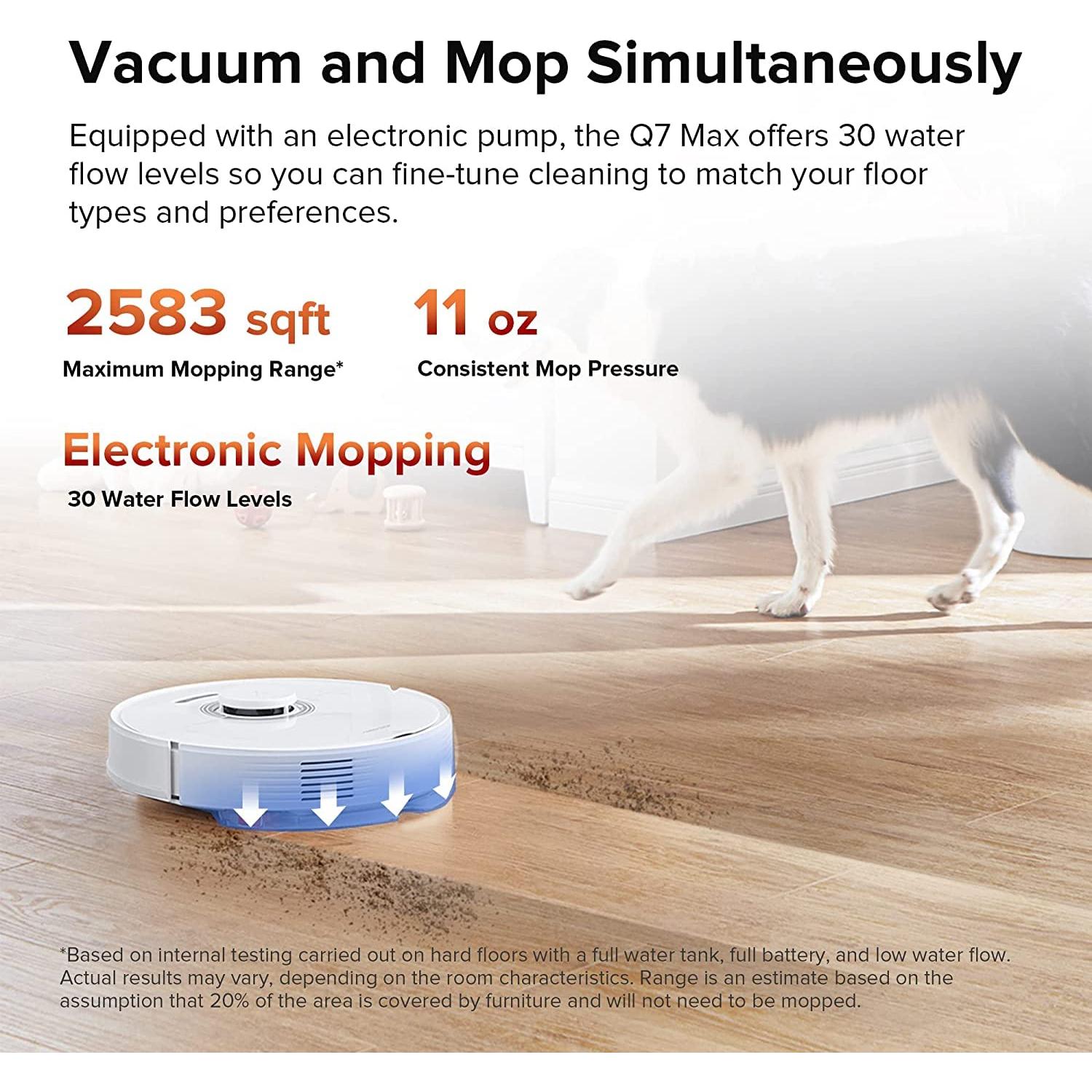 Aspiradora Robot Roborock Q7 Max con Mopa y Limpieza Profunda