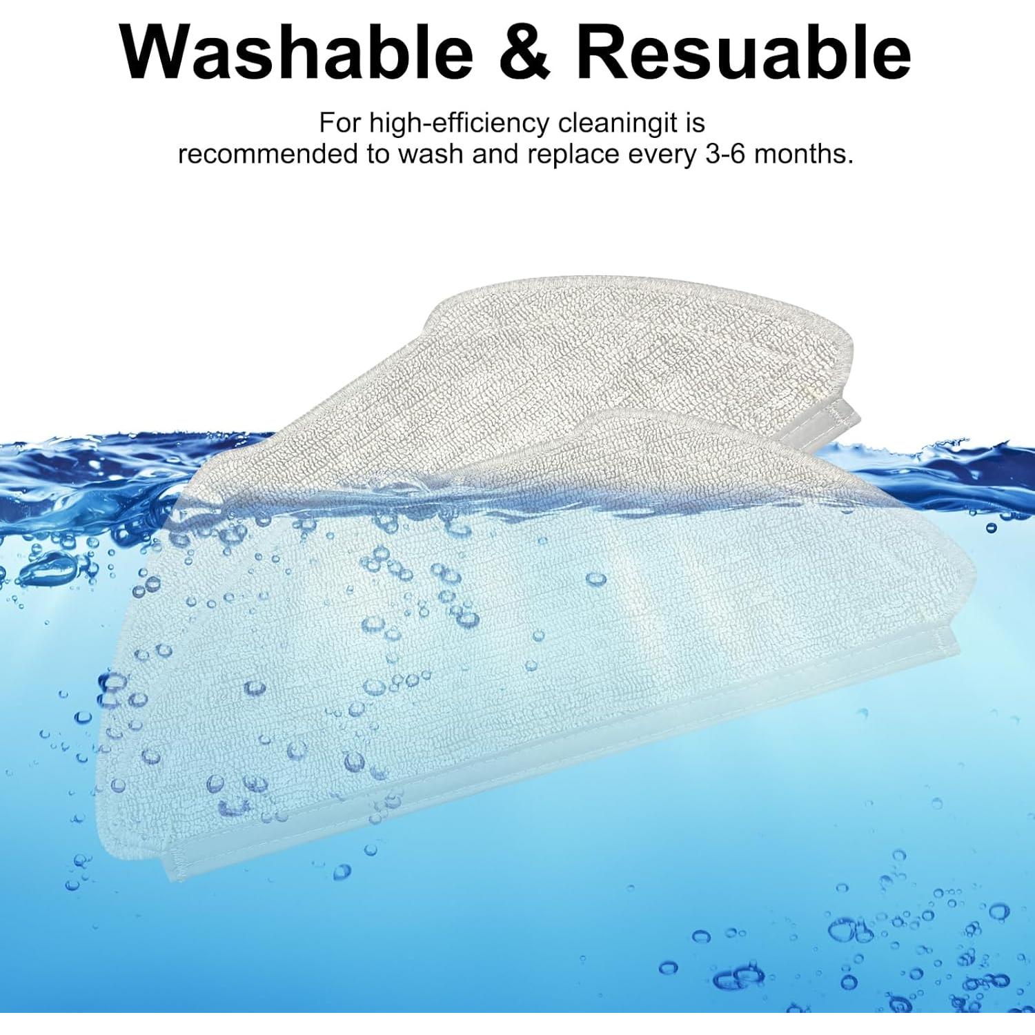 6 Paños de Mopa para Aspiradora Robot AIRROBO T20 - Repuestos