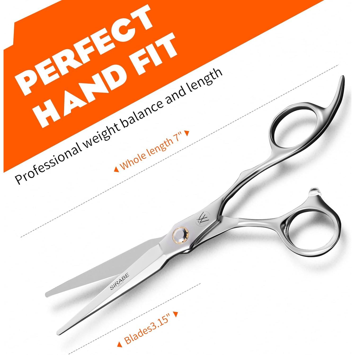 Tijeras de Corte de Cabello Sirabe - Acero Inoxidable 440C