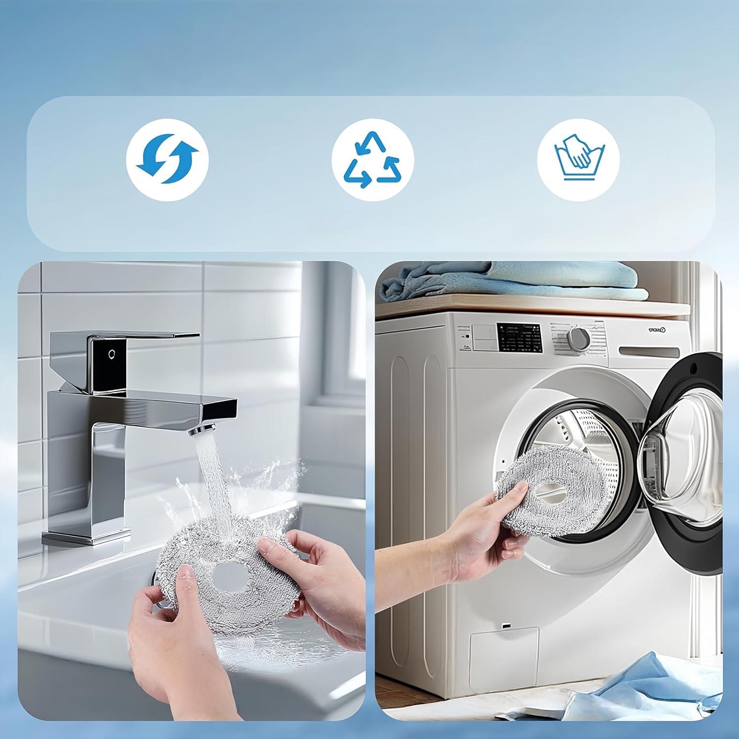 Paños de Mopa Húmeda RegBogen para Dreame L10s Ultra - 6 Piezas