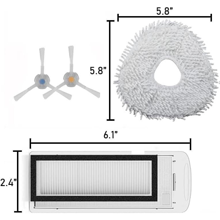 Kit de Repuesto DrAer para Robot Aspirador Narwal T10 J1 J2