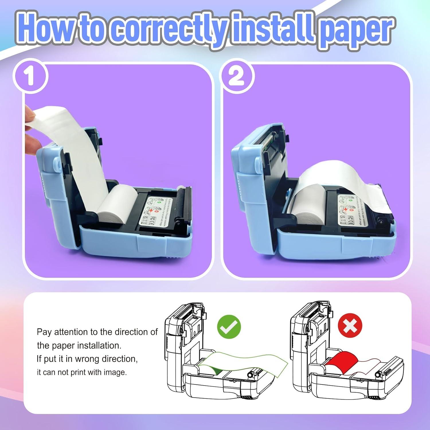 Cámara Instantánea ESOXOFFORE para Niños 1080P Azul