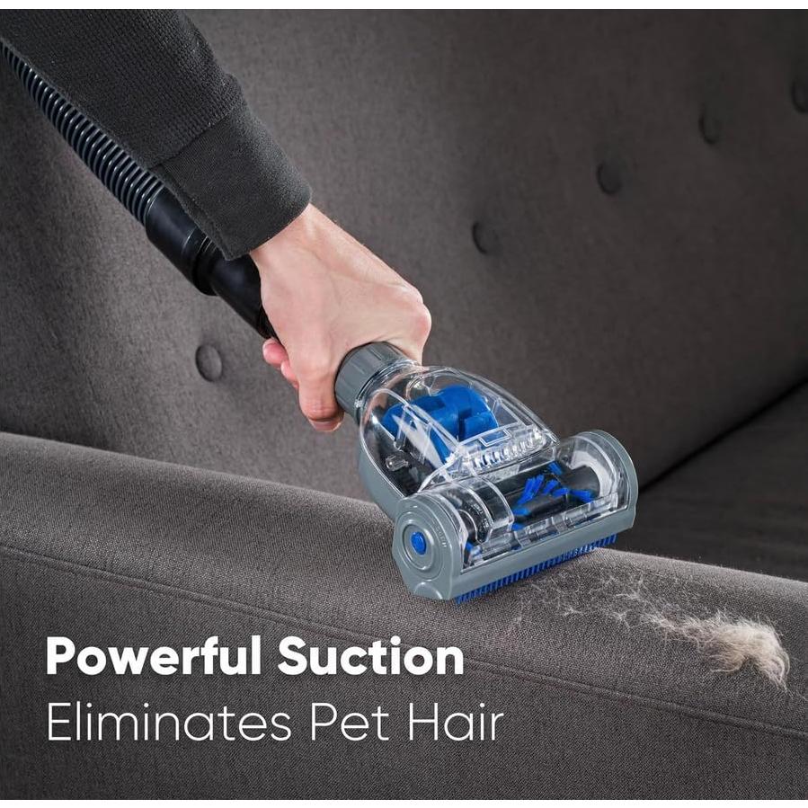 Prolux Phantom Canister Vacuum Cleaner with Wessel Werk EBK360 Power Nozzle, Lightweight, Powerful, H12 HEPA Filter Easy Suction Adjustment, Perfect for Quick and Efficient Cleaning