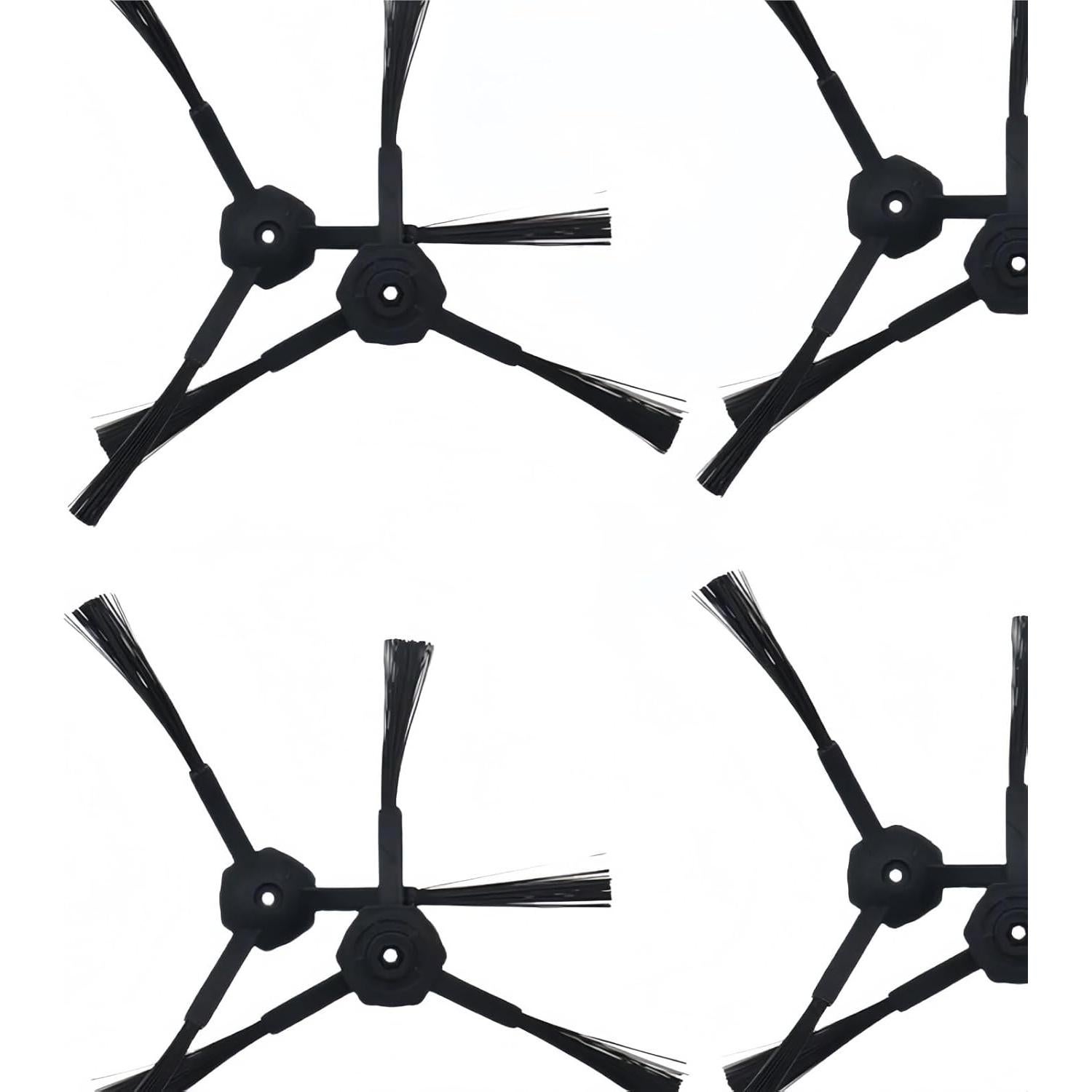 Side Brush Robot Vacuum Cleaner Parts Side Brush Main Brush Edge Brushes.Compatible for Ilife V5 V5s V3 V3s V5pro V50 V55 X5 V5s Pro(4pc)