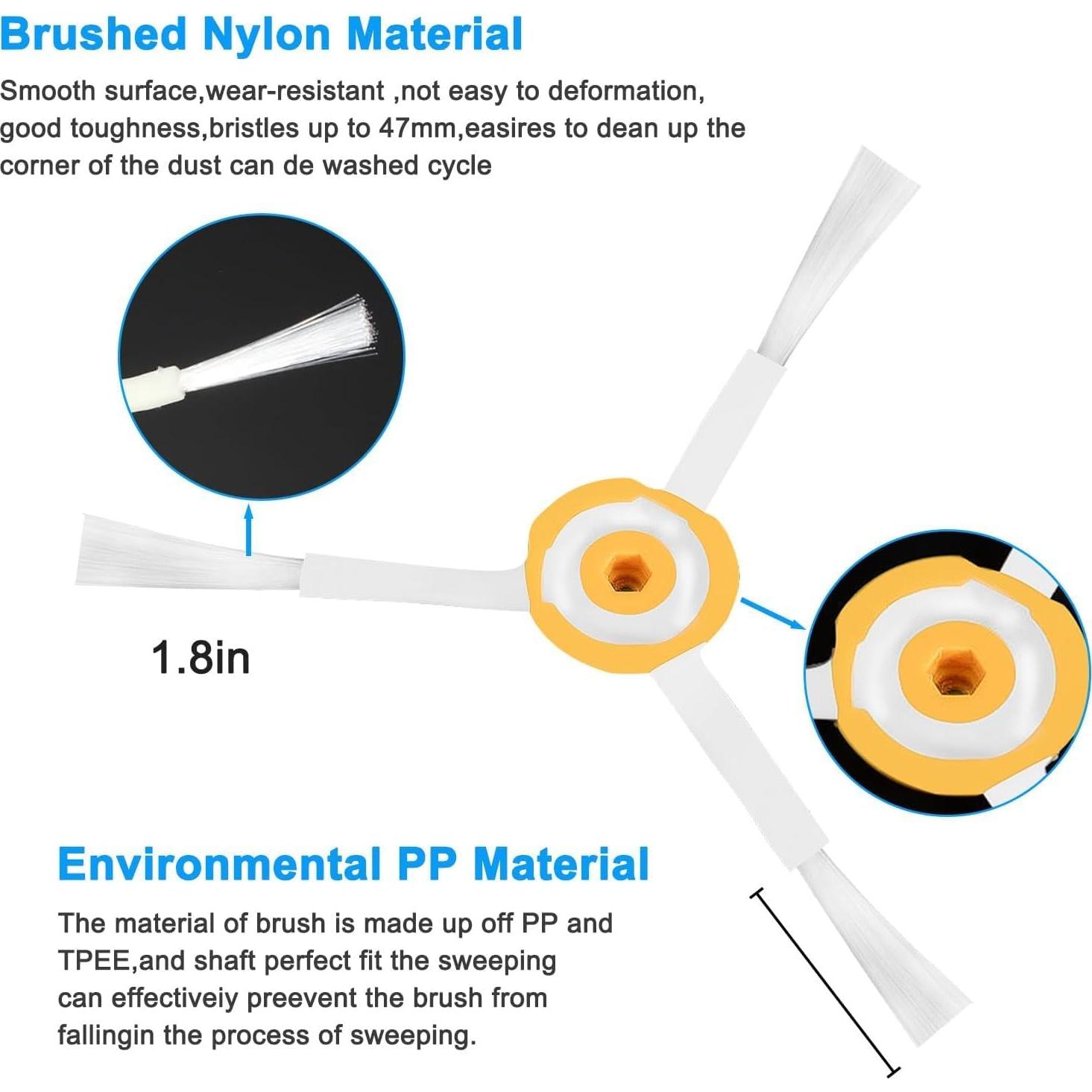 Kit de Cepillos Laterales EEEKit para iRobot Roomba 500 600 700